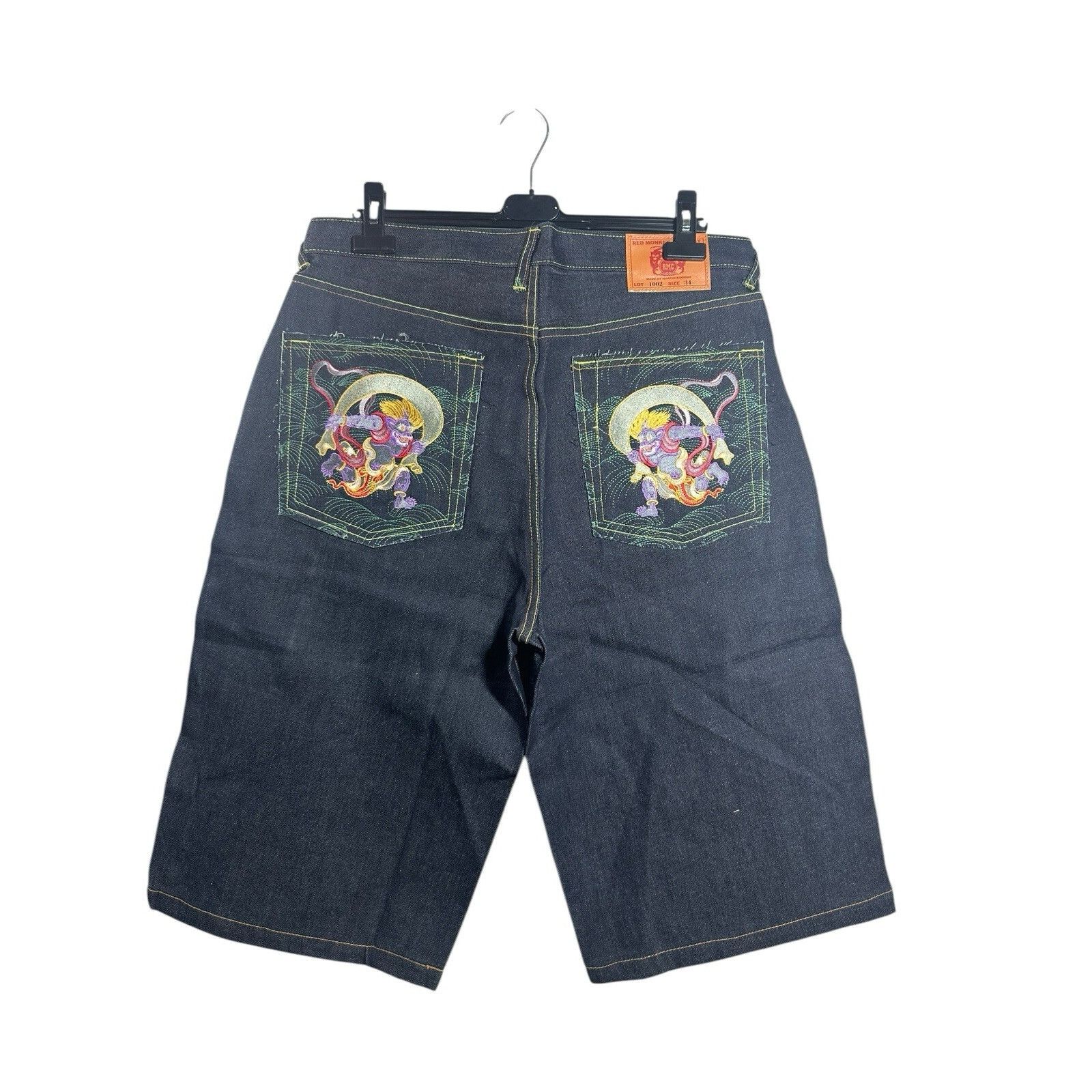 Red Monkey Vintage Red Monkey Company RMC Jean Shorts Jorts 90’s 2000’s Size US 34 / EU 50 - 3 Thumbnail