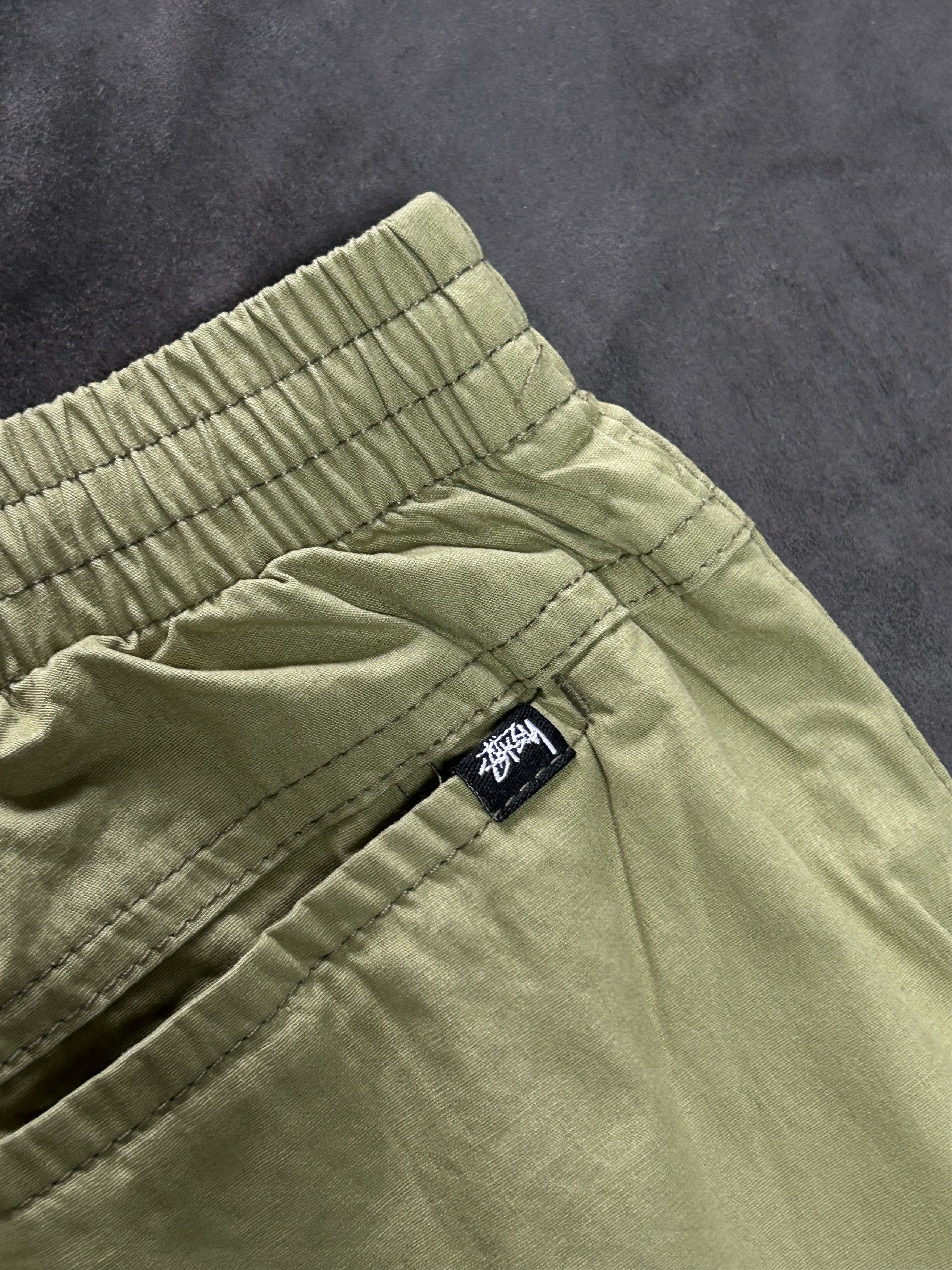 Stussy Deadstock Stussy Classic Logo Olive Green Shorts 34 X-Large Size US 34 / EU 50 - 8 Thumbnail