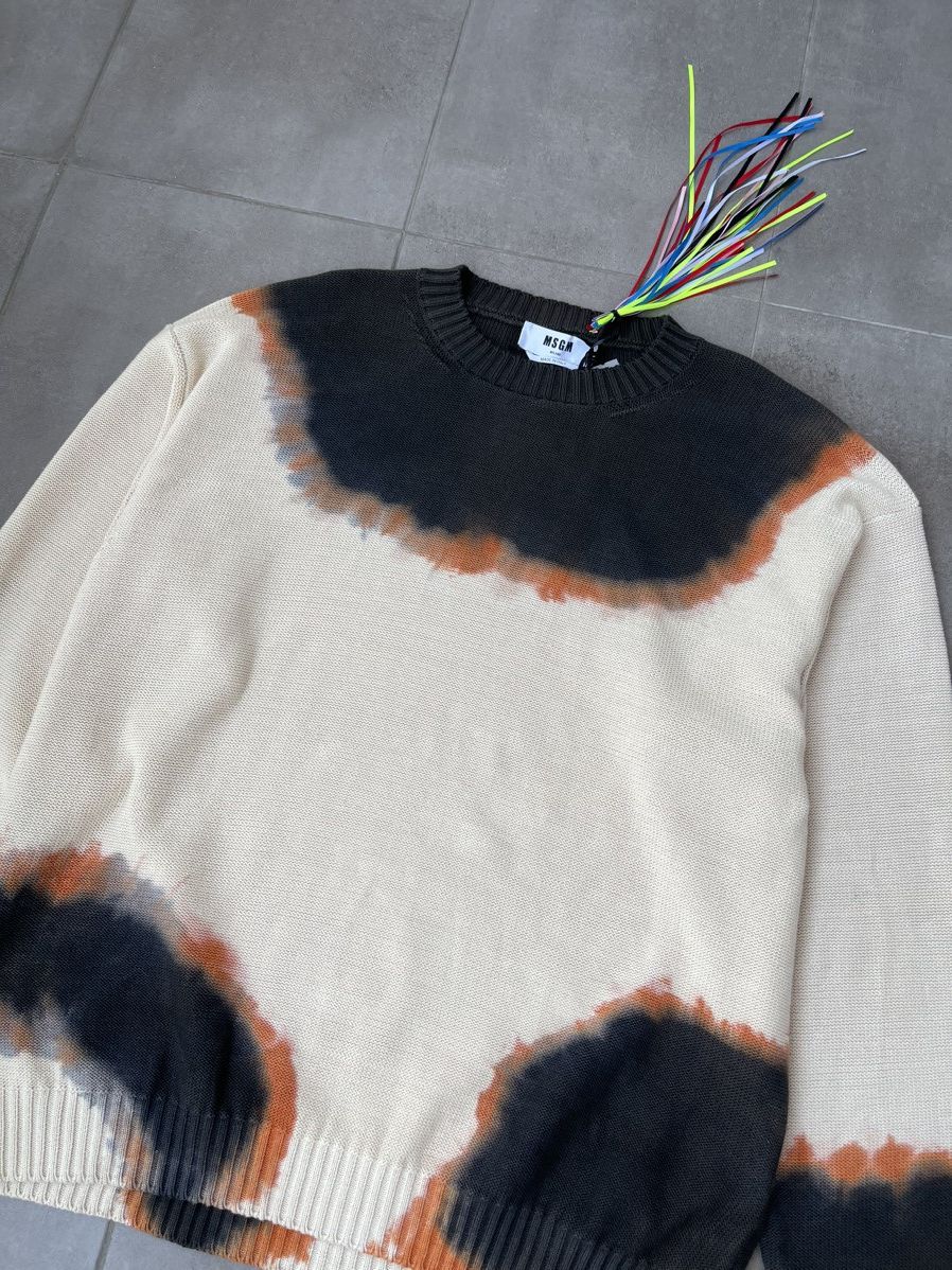 MSGM !DS! SS23 MSGM Abstract Print Knitted Jumper Size US XL / EU 56 / 4 - 11 Thumbnail