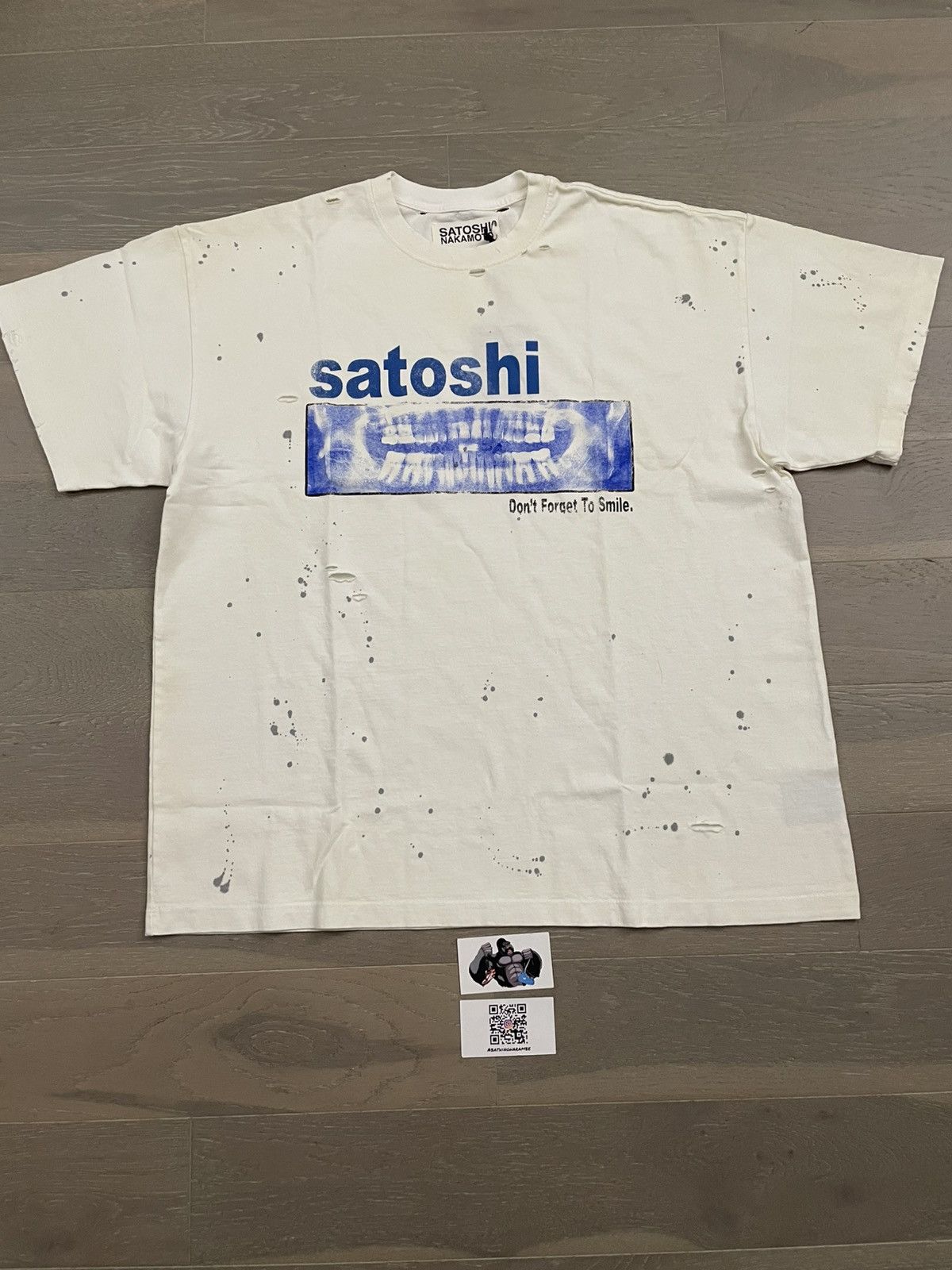 Satoshi Nakamoto Satoshi Nakamoto Don't Forget To Smile Tee Size US XXL / EU 58 / 5 - 2 Thumbnail