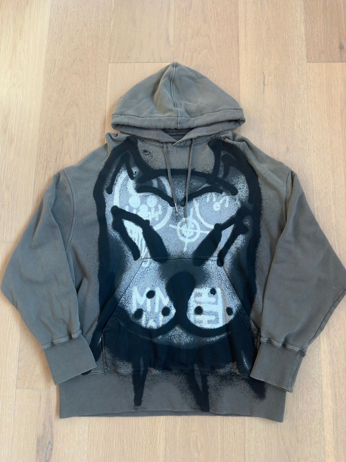 Pre-owned Givenchy X Chito Oversized Hoodie In Grey