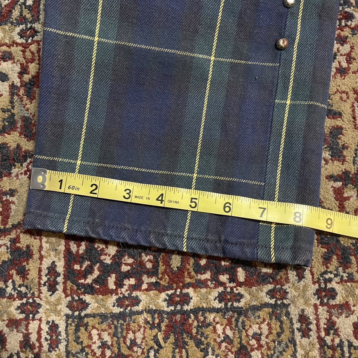 Kapital 11oz TARTAN CHECK 5P MONKEY CISCO JEANS (STUDS REMAKE) GREEN Size US 38 / EU 54 - 13 Thumbnail
