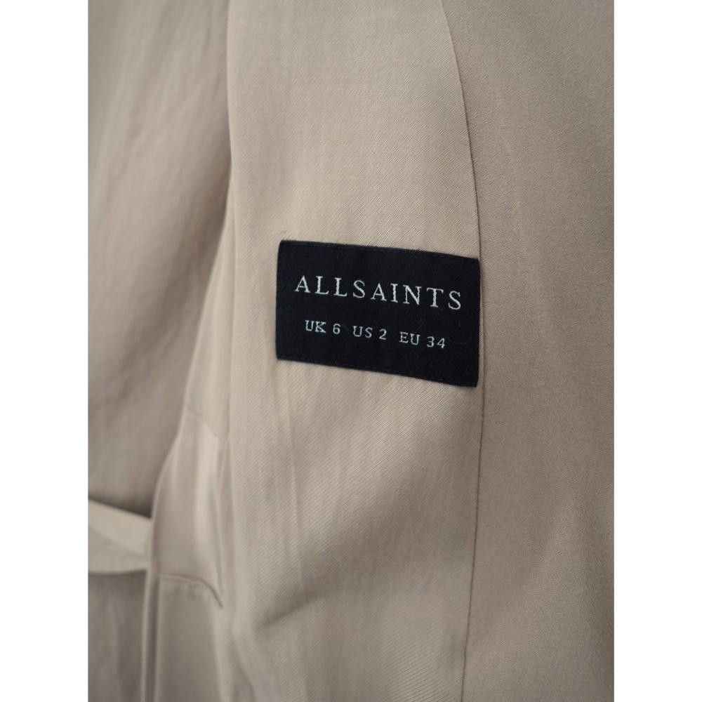 Allsaints All Saints Tan Belted Trench Jacket Size 2 Size XS / US 0-2 / IT 36-38 - 6 Thumbnail