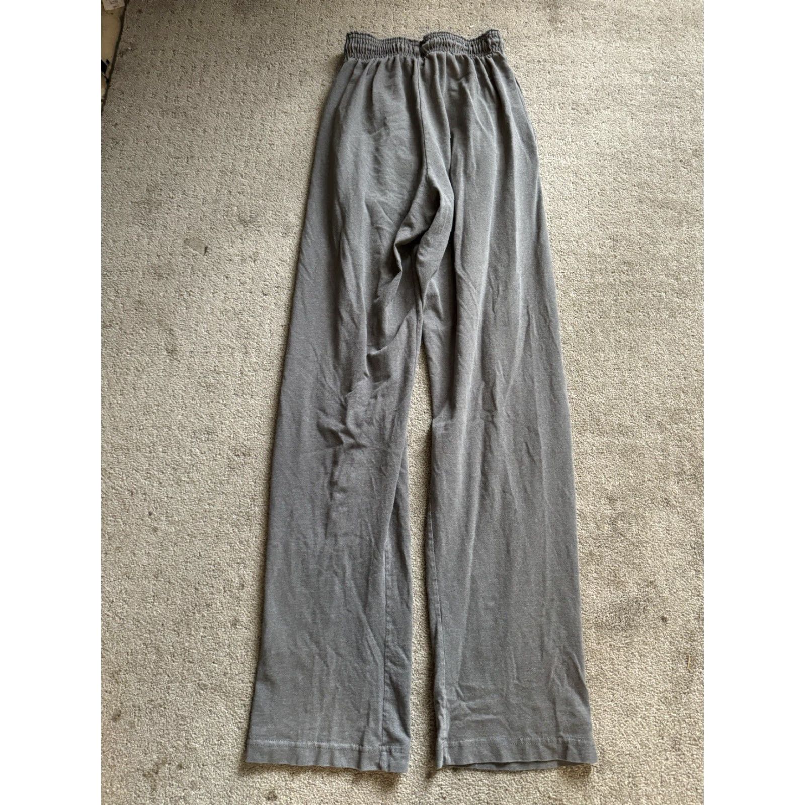 Champion Champion Sweatpants Men's Small Authentic Straight Pocket Logo Gray Cotton Soli Size US 29 - 2 Thumbnail