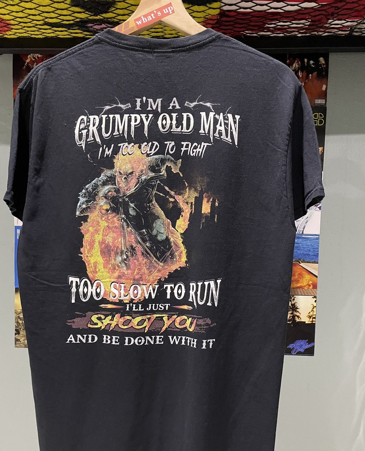 Fruit Of The Loom × Vintage Vintage Ghost Rider Nicholas Cage Movie Tee Size US M / EU 48-50 / 2 - 3 Thumbnail