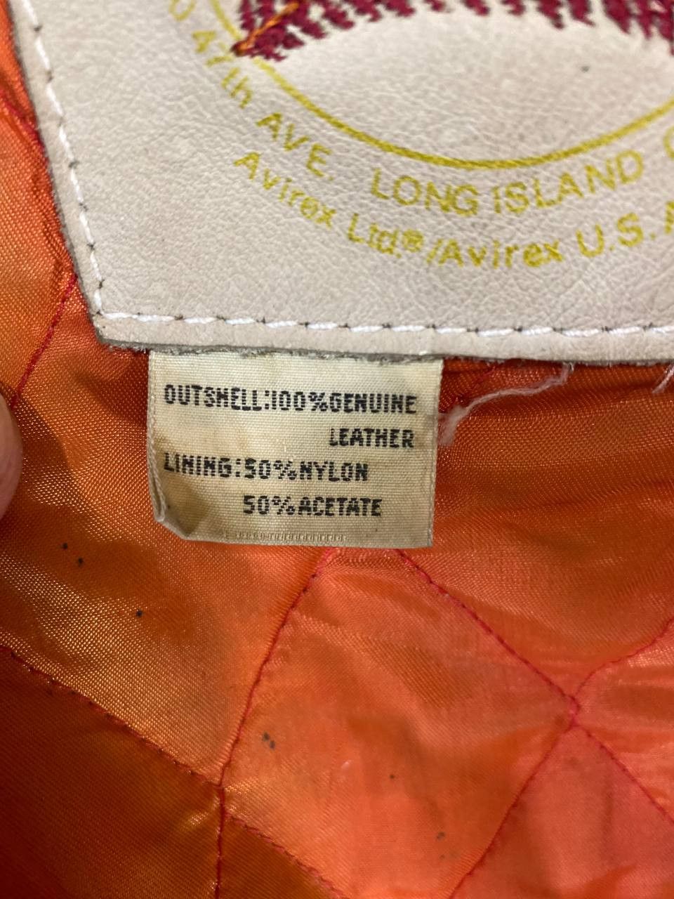 Avirex vintage avirex full leather jacket embroided nice design Size US L / EU 52-54 / 3 - 14 Thumbnail