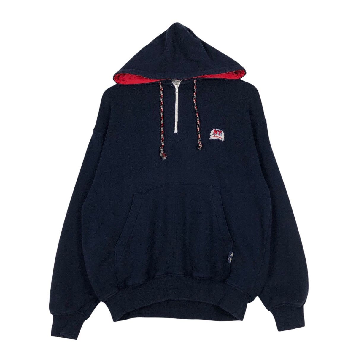 Japanese Brand × Vintage Rare Marine Team New Yowker Hoodie Sweatshirt Medium #A3 Size US M / EU 48-50 / 2 - 2 Thumbnail