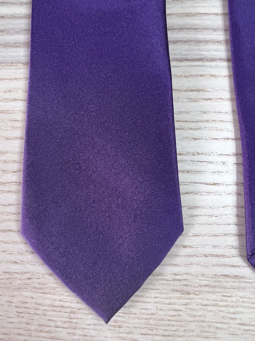 Paul Smith Skinny purple tie, silk, made in Italy, worn x 3 Size ONE SIZE - 3 Thumbnail