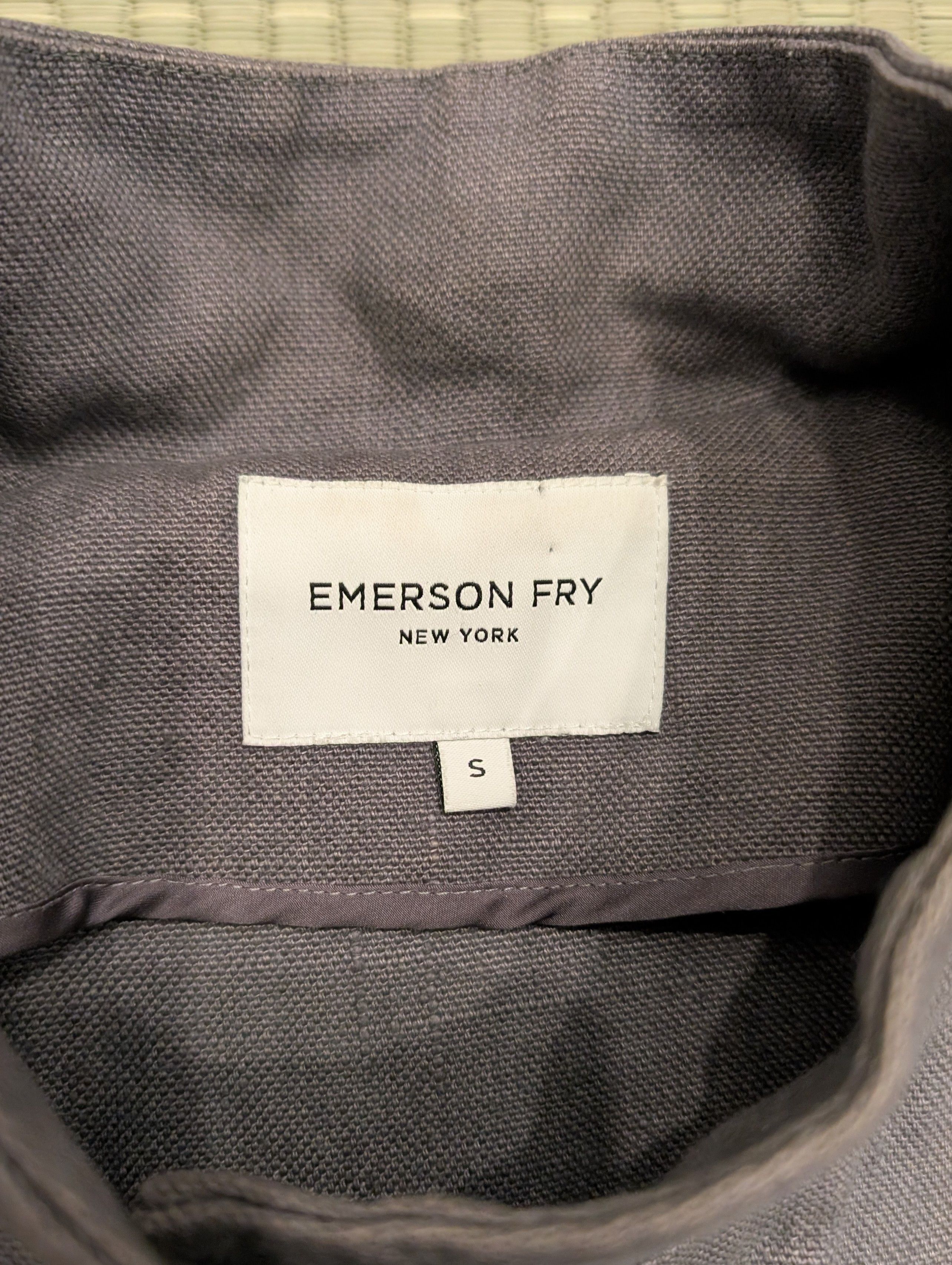Emerson Fry SOLD OUT Emerson Fry 100% Linen Layering Jacket Made in USA Size S / US 4 / IT 40 - 3 Thumbnail