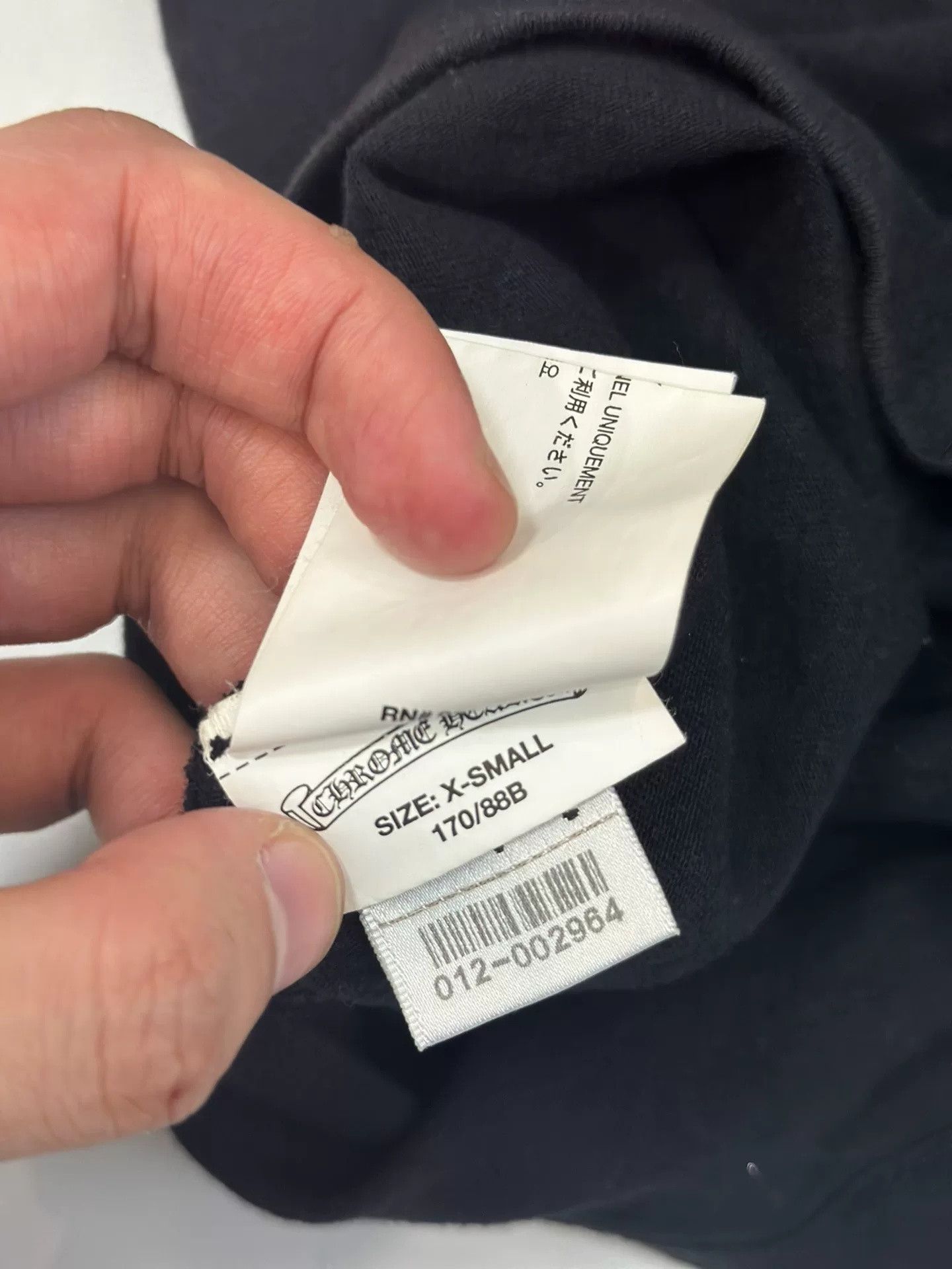 Chrome Hearts Chrome Hearts Black Patchwork Leather Short-Sleeve Size US XS / EU 42 / 0 - 6 Thumbnail