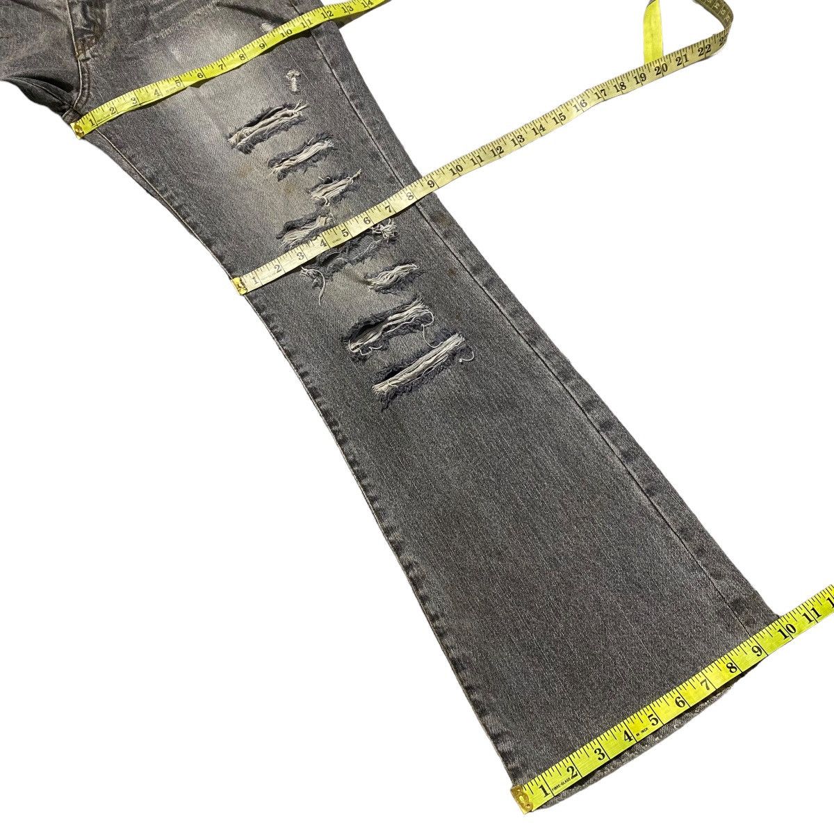 GOSTAR DE FUGA FUGA Distressed Denim Flare Jeans Size US 32 / EU 48 - 19 Thumbnail