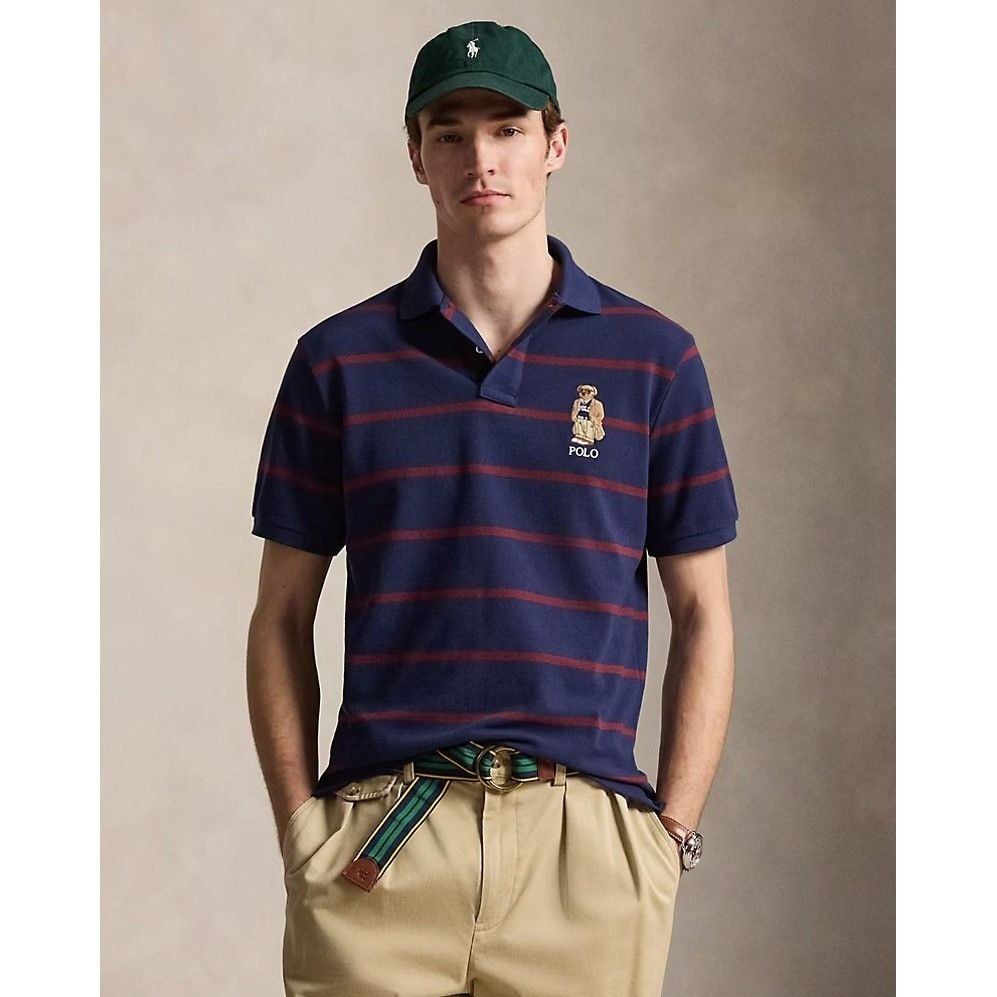 Polo Ralph Lauren Polo Ralph Lauren Classic Fit Bear Mesh Polo Shirt Men Small Size US S / EU 44-46 / 1 - 7 Thumbnail