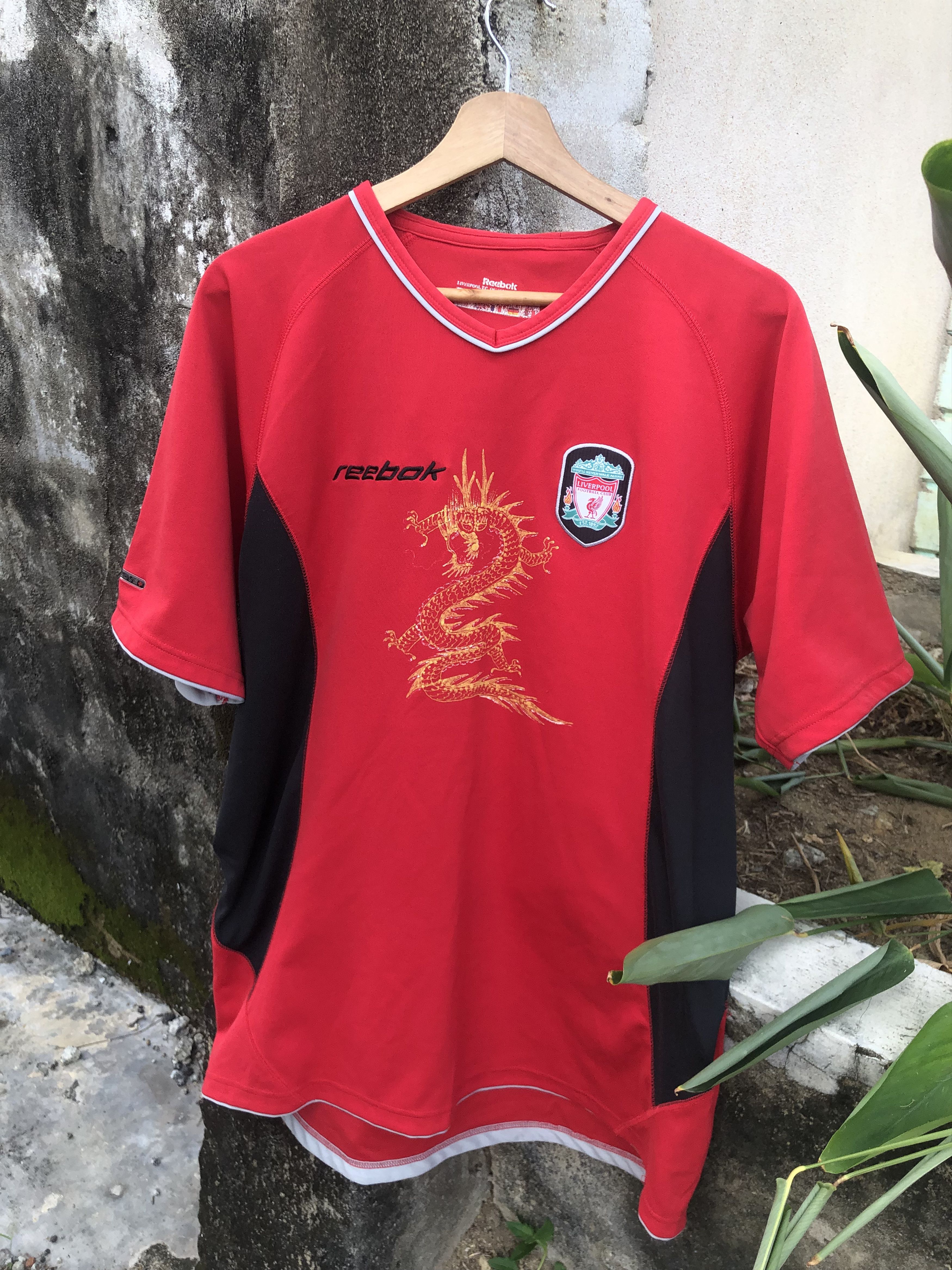 Reebok 2000s Vintage Reebok Liverpool Training Shirt Jersey Size US L / EU 52-54 / 3 - 1 Thumbnail