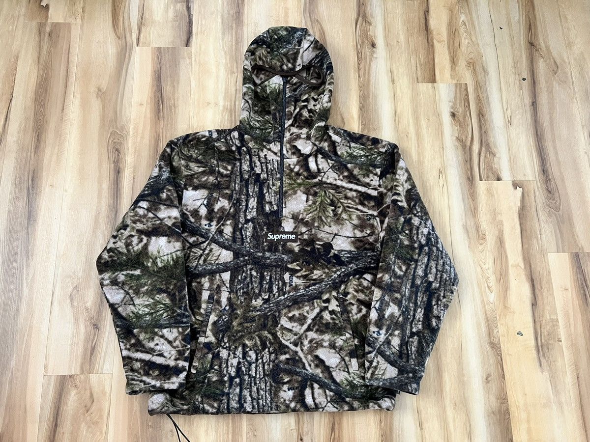 Supreme Supreme Polartec Face Mask Hooded Sweatshirt Realtree Camo Size US L / EU 52-54 / 3 - 1 Thumbnail