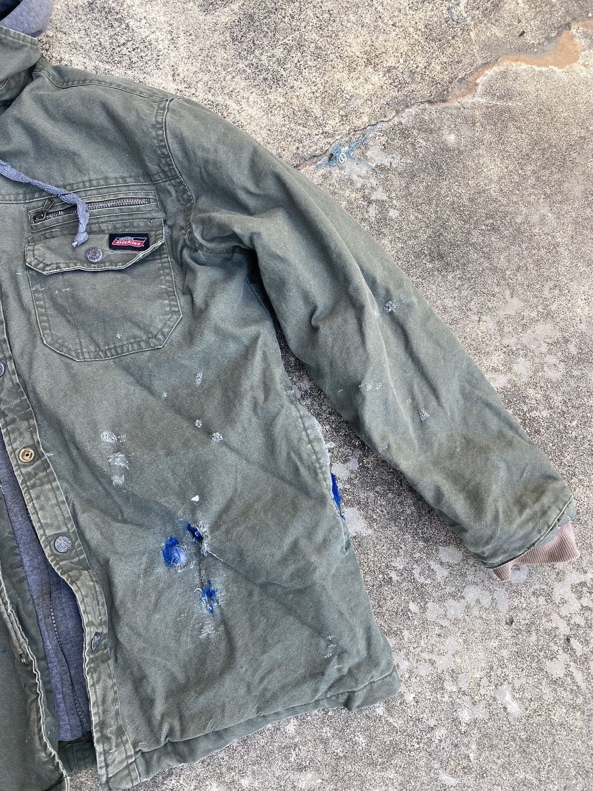 Dickies ❗️Heavy Used ❗️Vintage Distressed Y2K Dickies Jacket Size US L / EU 52-54 / 3 - 3 Thumbnail
