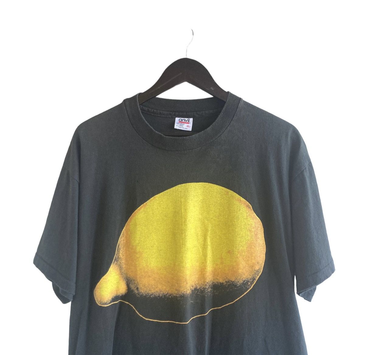 image of Vintage 1993 U2 Lemon Band Tee XL Anvil Warhol in Black, Men's