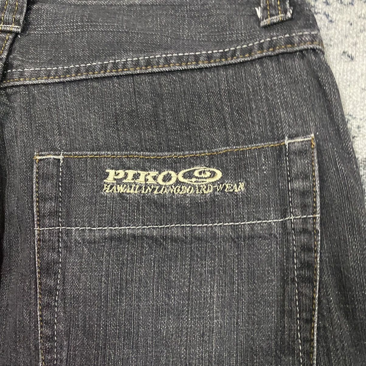 Japanese Brand Vintage Piko Hawaiian Jnco Inspire Baggy Denim Cargo Size US 30 / EU 46 - 10 Thumbnail