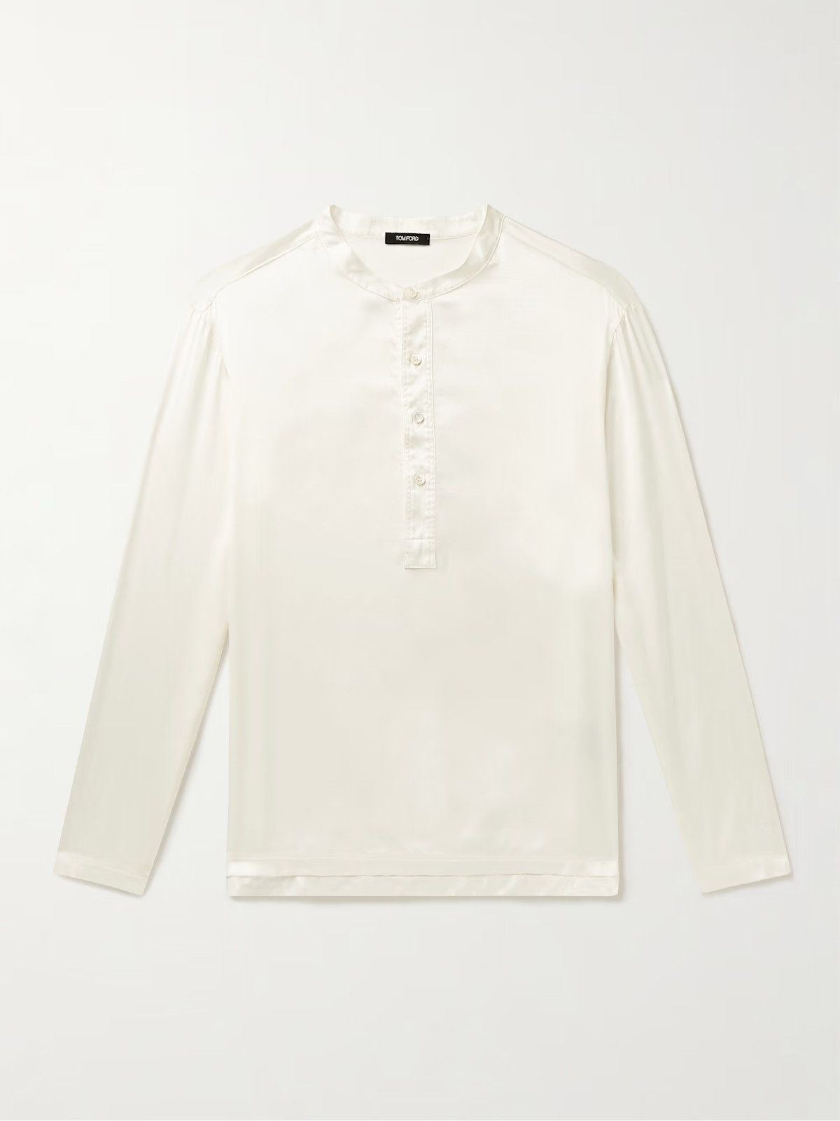 Tom Ford LONG SLEEVED PIJAMA TOP WITH BUTTONS ivory Size US XL / EU 56 / 4 - 1 Thumbnail