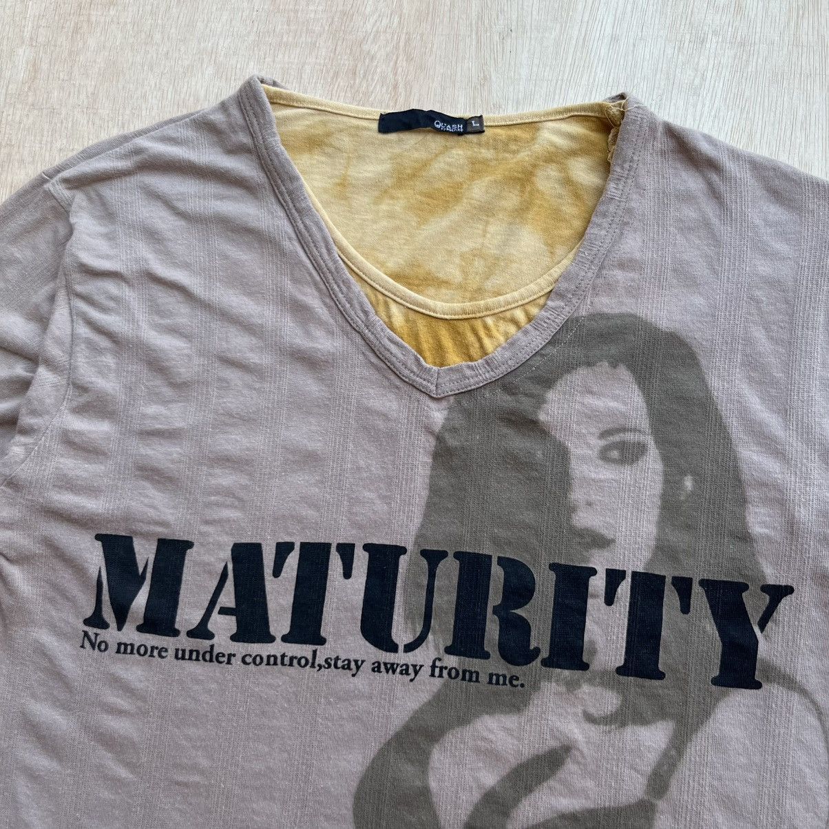 Vintage QUASH HYPOCRITE LONG SLEEVE WOMEN POEM PRINT JAPANESE BRAND Size US L / EU 52-54 / 3 - 2 Thumbnail