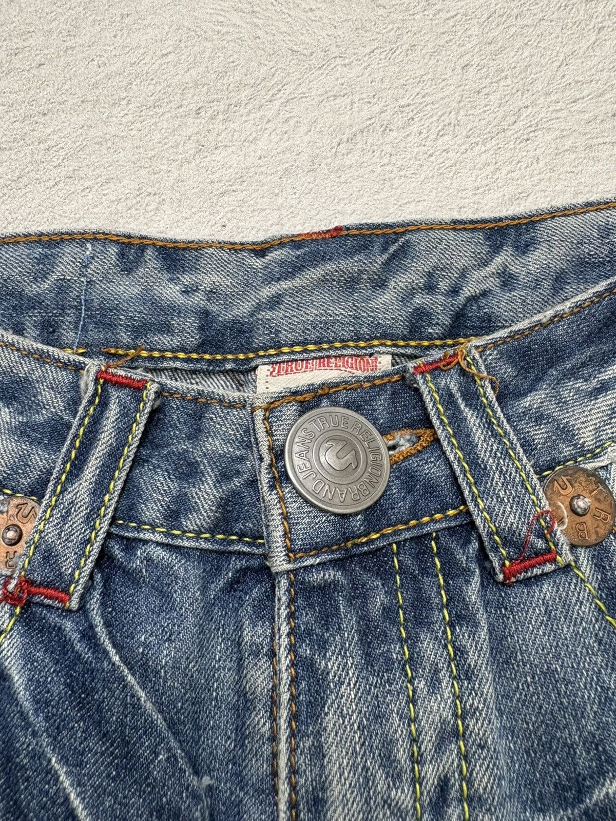Hysteric Glamour 2000s True Religion Flared Wash denim Jeans Size US 27 - 4 Thumbnail