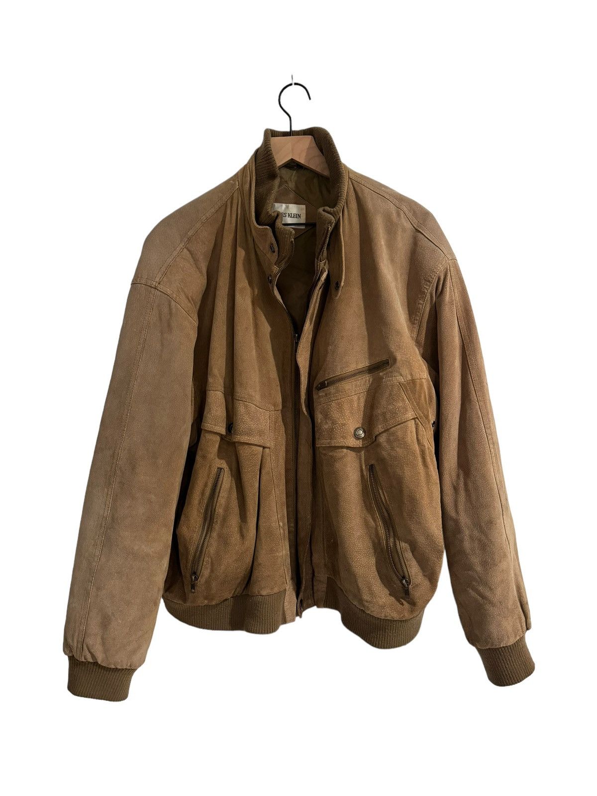 image of Vintage Suede Jacket in Brown, Women's (Size XL)