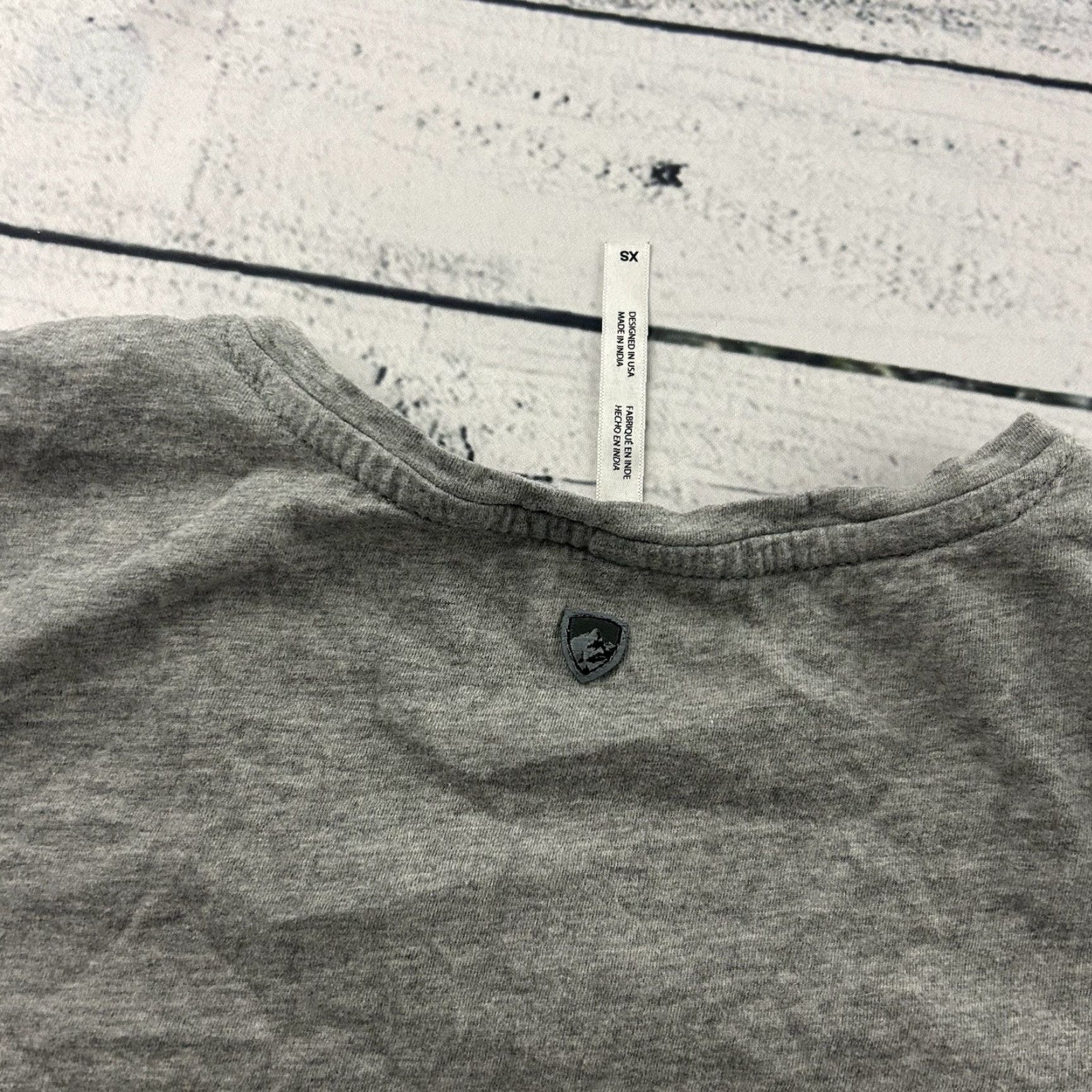 Vintage Kuhl Short Sleeve T-Shirt Women's XS Gray Size XS / US 0-2 / IT 36-38 - 5 Thumbnail