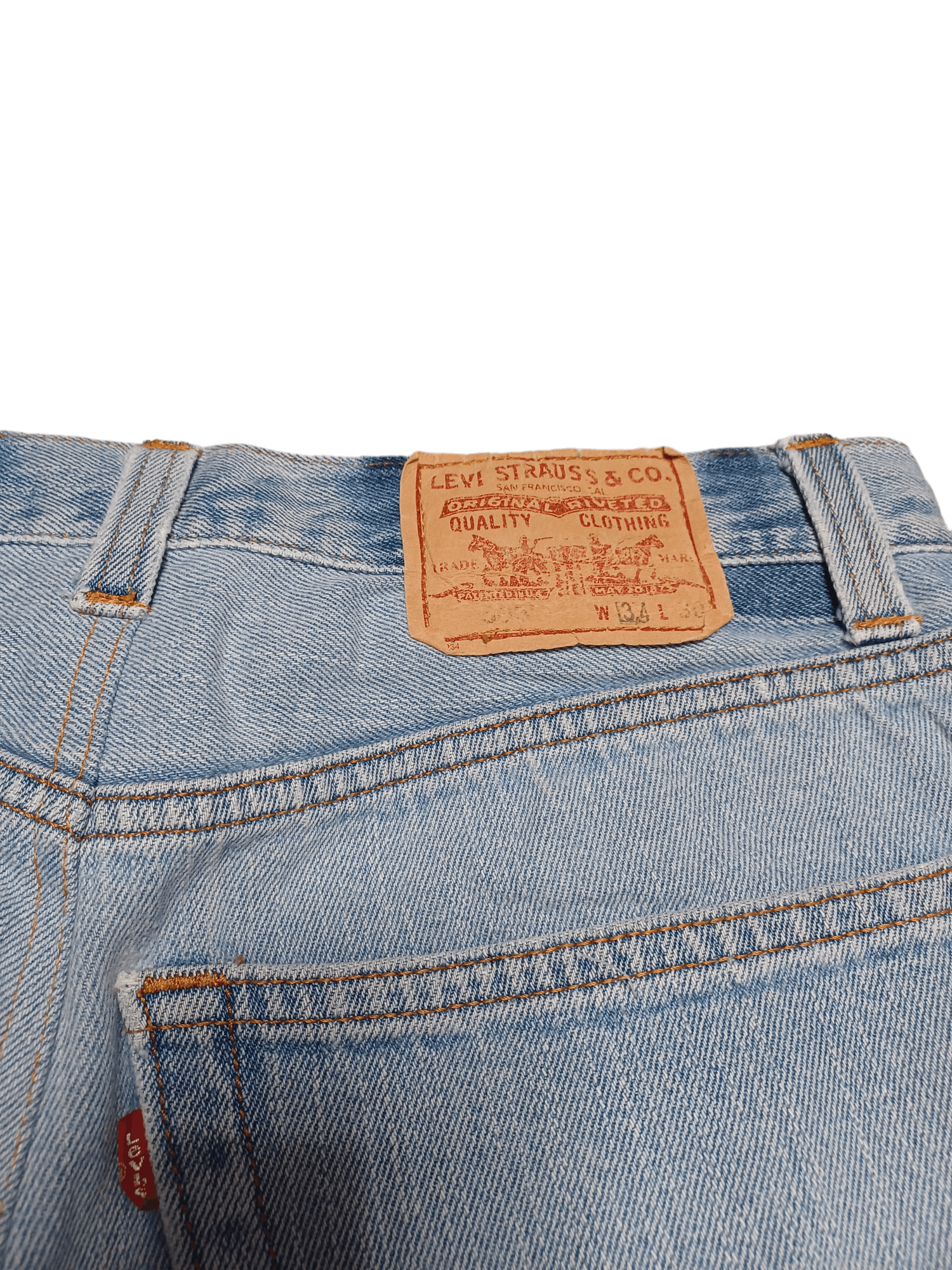 Levi's Vintage Clothing LEVI`S 505 VINTAGE 90S MADE IN USA DENIM SHORTS JEANS Size US 32 / EU 48 - 4 Thumbnail