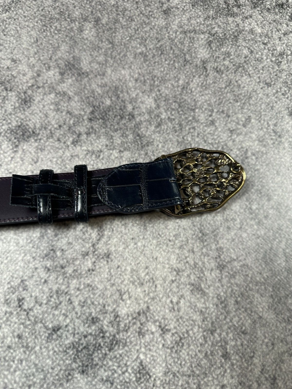 Vintage ELLIOT RNODES Belts Streetwear Avant Garde Opium Luxury Size ONE SIZE - 2 Thumbnail