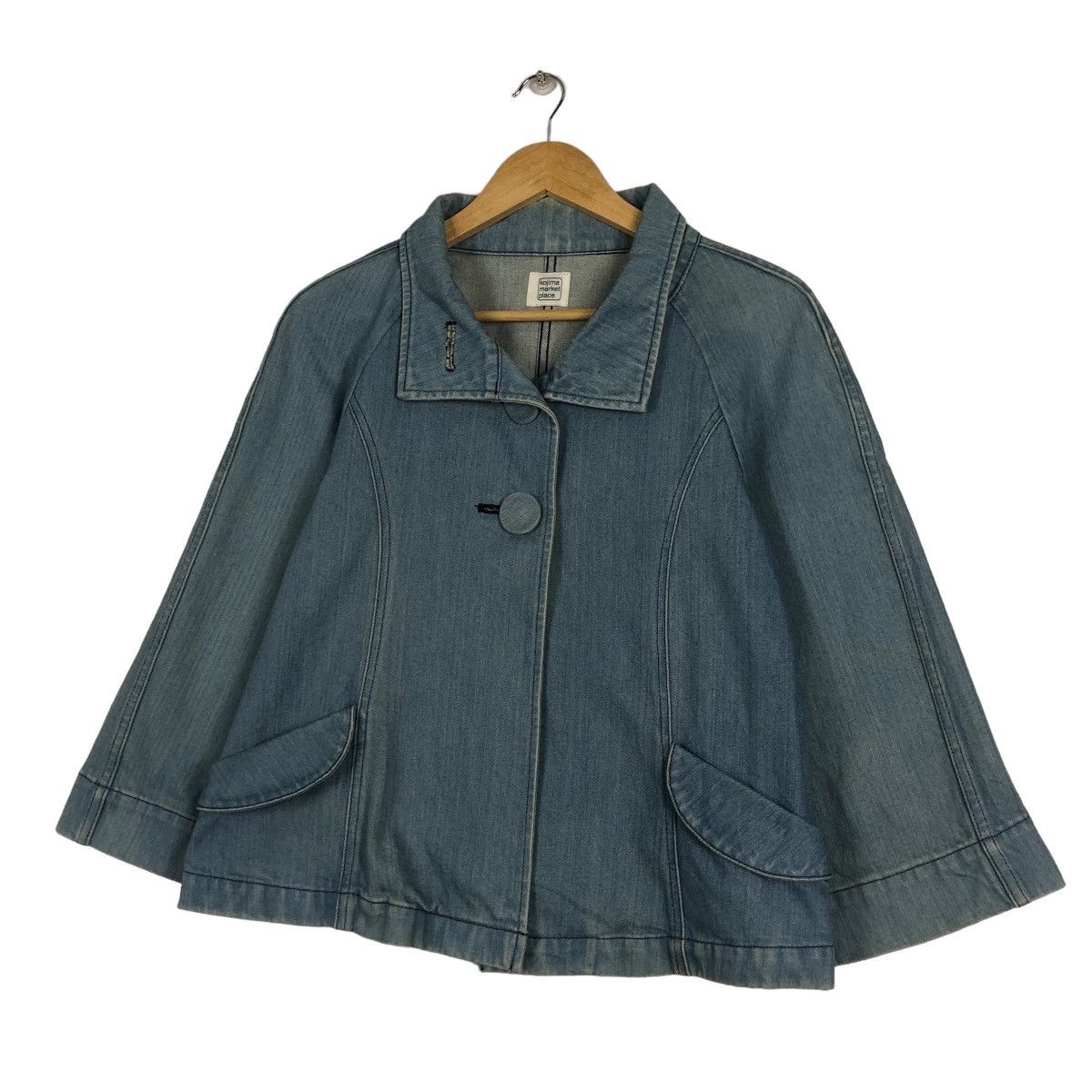 Japanese Brand × KOJIMA GENES Kojima market place crooped denim jacket Size M / US 6-8 / IT 42-44 - 2 Thumbnail