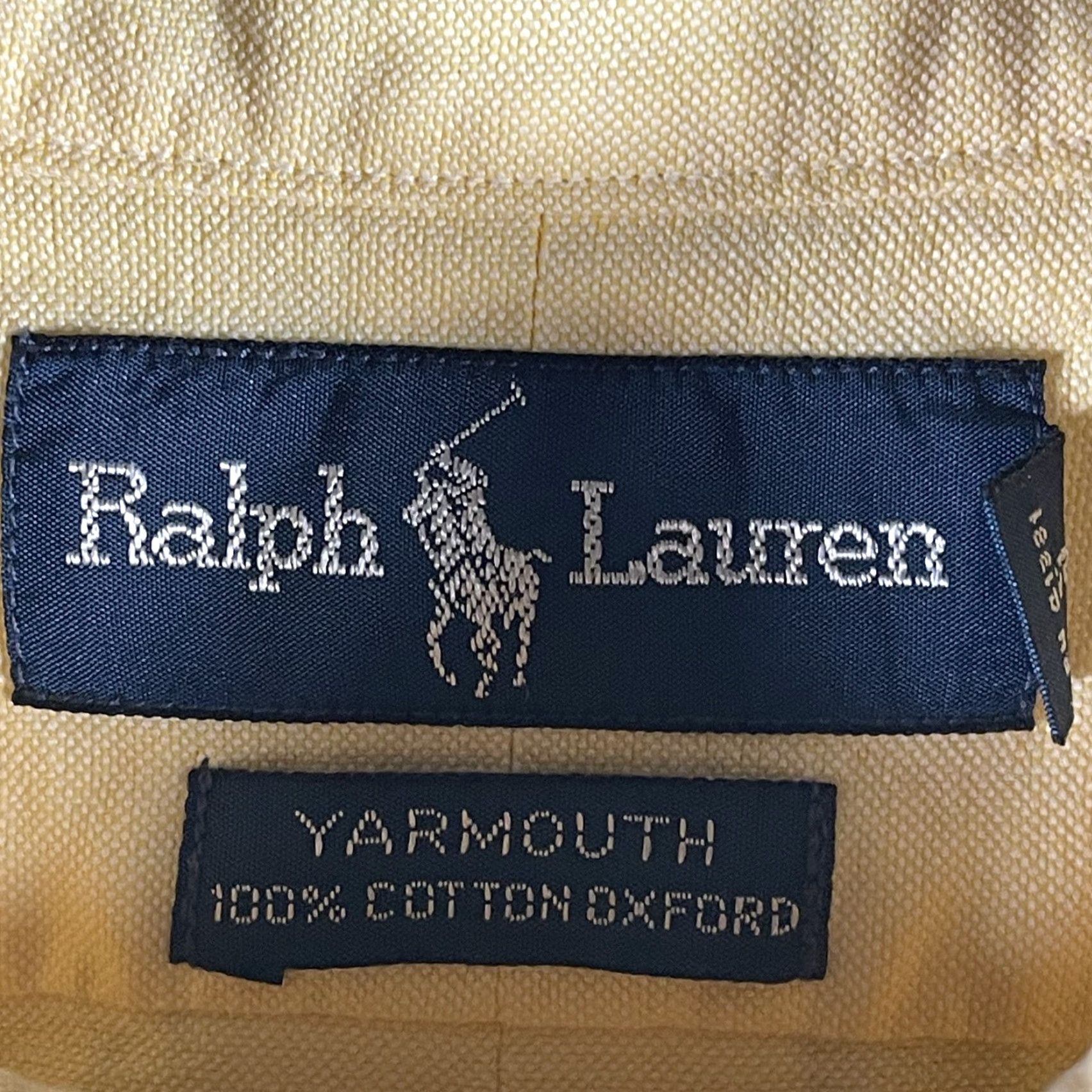 Ralph Lauren Ralph Lauren Shirt Mens Large Yellow Oxford Yarmouth Button-Down Long Sleeve Pony Size US L / EU 52-54 / 3 - 4 Thumbnail