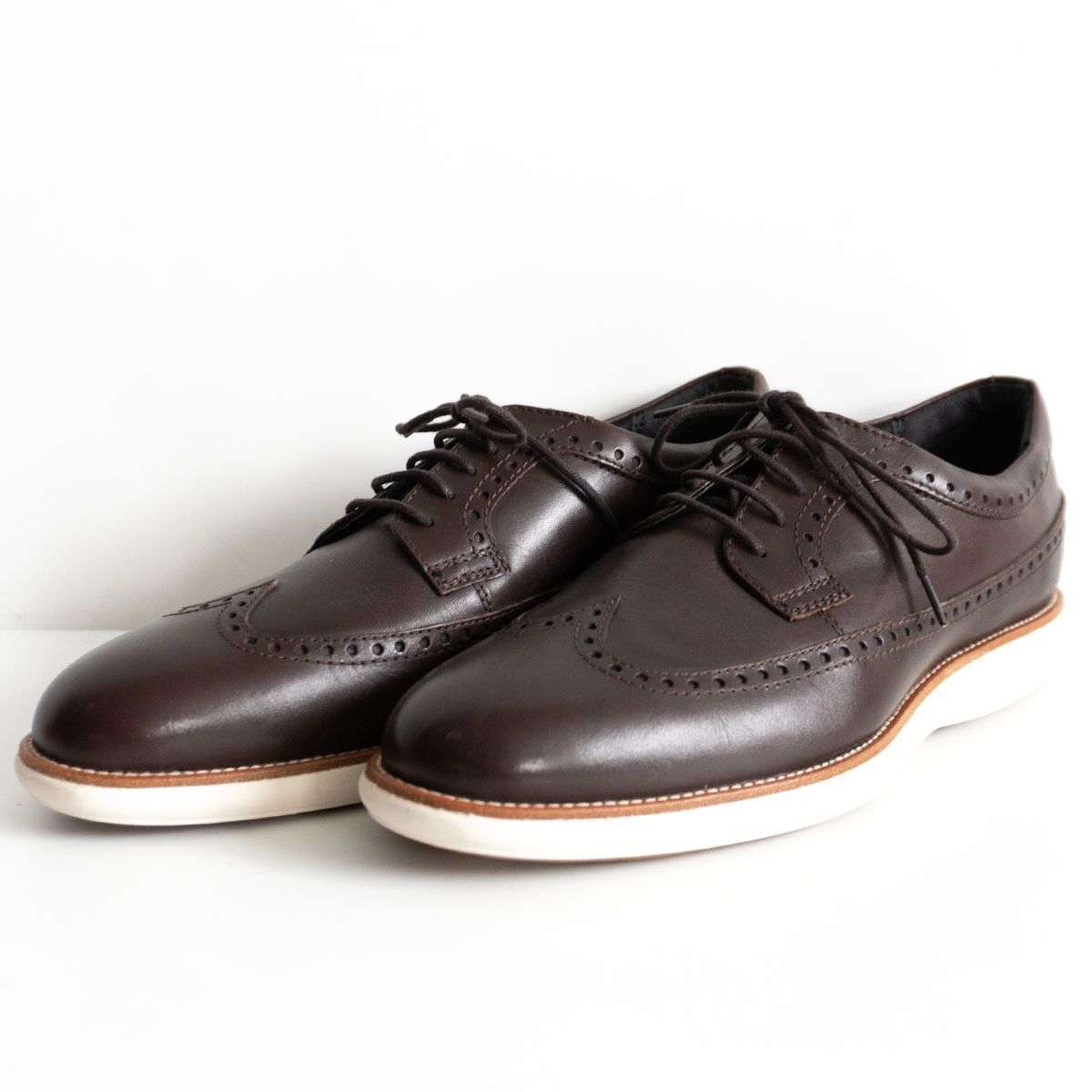 REGAL REGAL Brown Wingtip Leather Shoes Sneaker Sole Size 8 Size US 8 / EU 41 - 1 Thumbnail