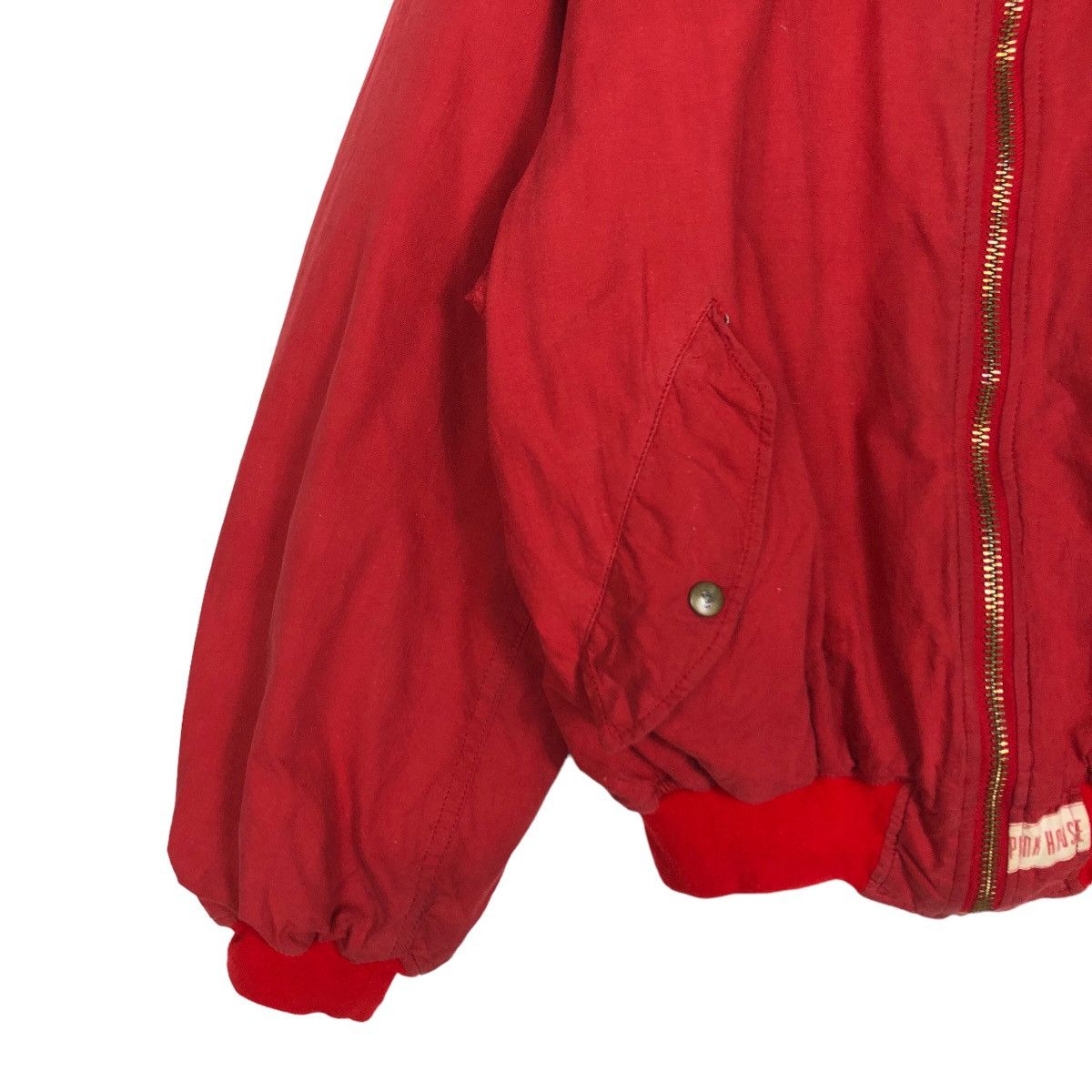 Japanese Brand 🔥90s Vintage Bomber Jacket Pink House Big Logo Issey Miyake Size US M / EU 48-50 / 2 - 5 Thumbnail