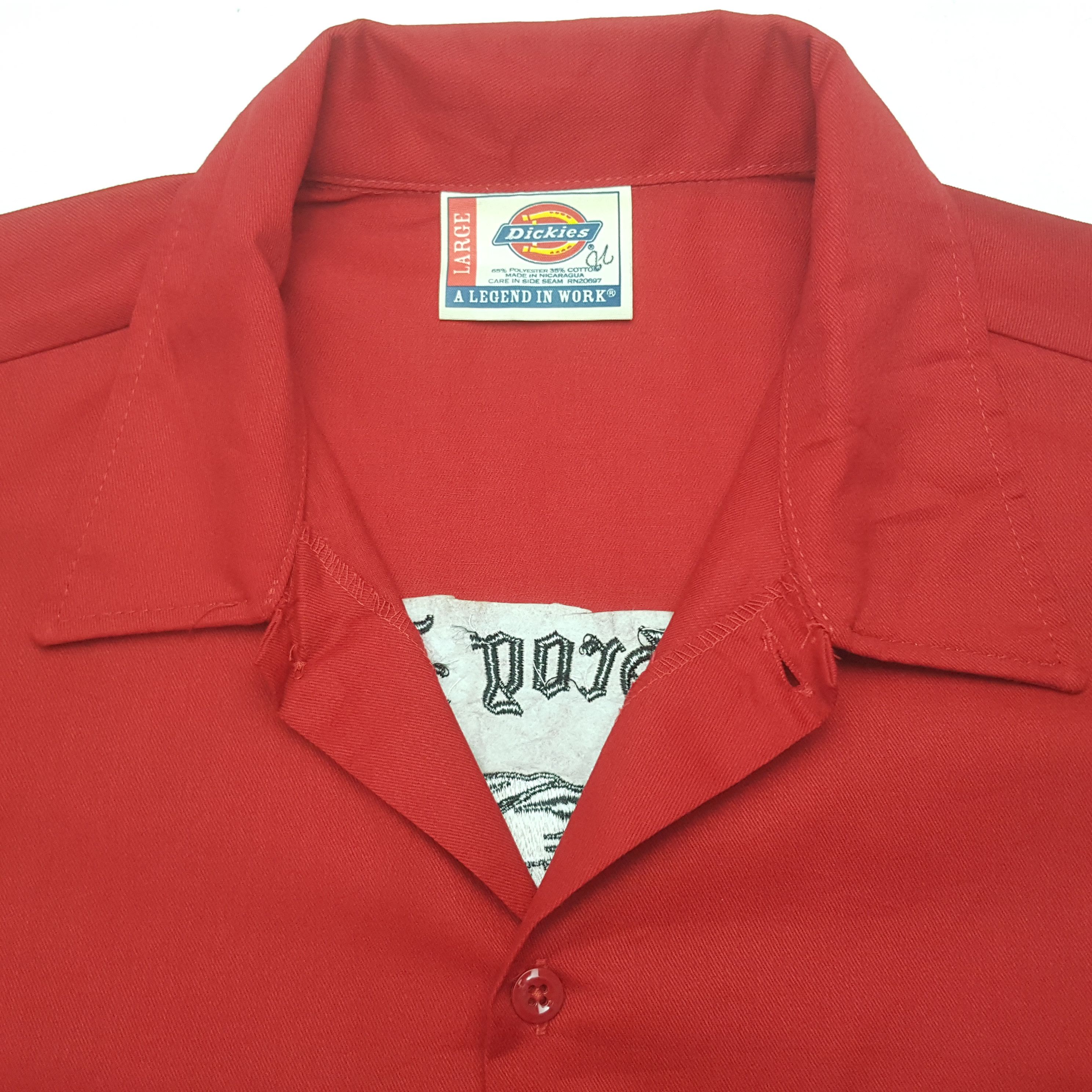 Dickies Vintage Dickies Hard Soda Bikers Shirt Button Up RR6 Size US XL / EU 56 / 4 - 5 Thumbnail