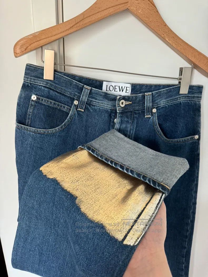 Loewe Loewe Embellished Turn-up Denim Pants Size 32" / US 10 / IT 46 - 6 Thumbnail