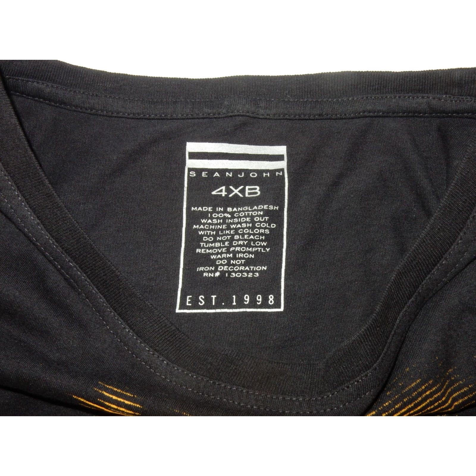 Sean John Sean John T-Shirt Men 4XB Big 4X Black Graphic Print Short Sleeve Mens Girls? Size US XXL / EU 58 / 5 - 3 Thumbnail