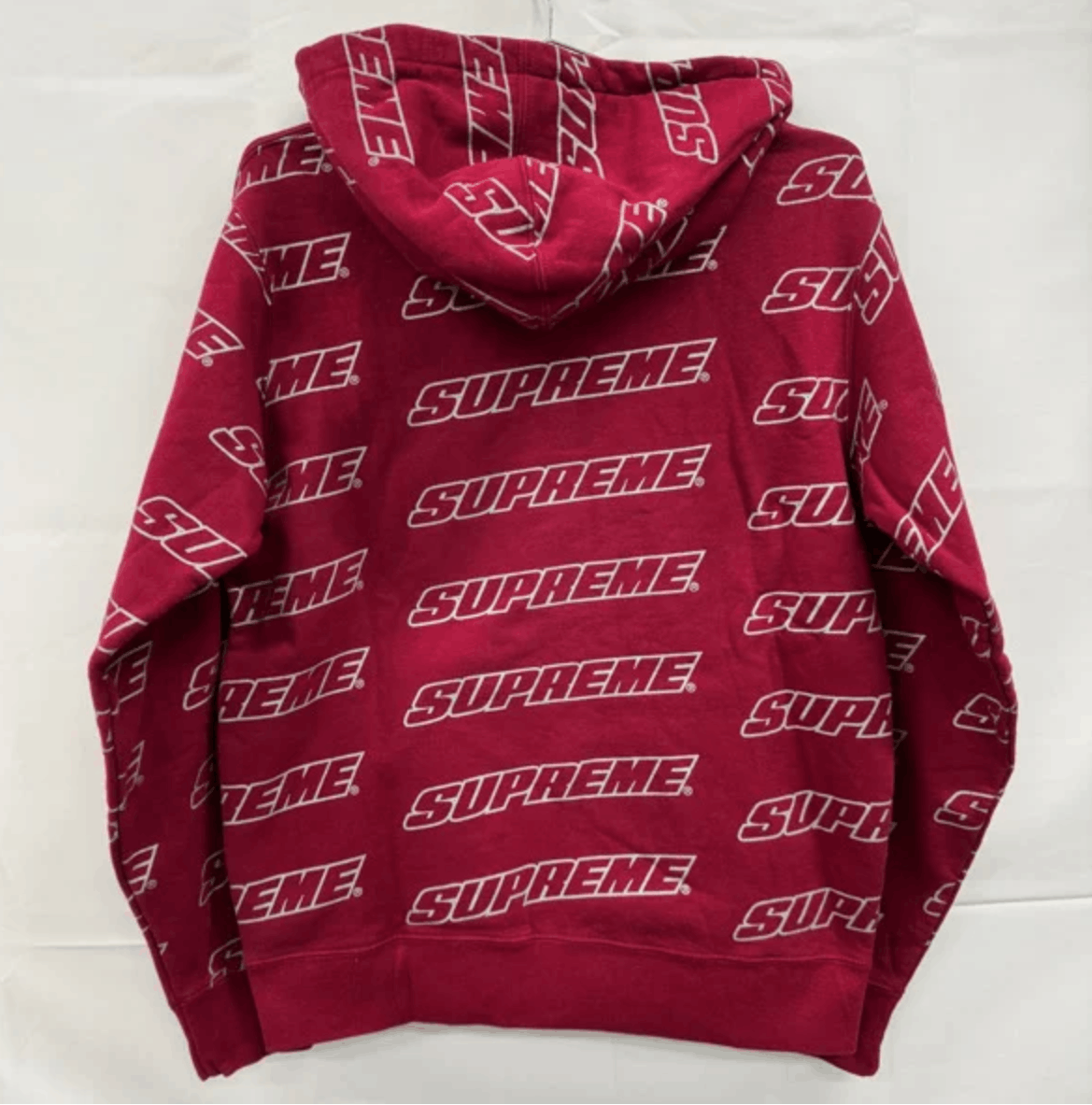 Supreme SUPREME 18SS Repeat Zip Up Hooded Sweatshirt/ Size US M / EU 48-50 / 2 - 3 Thumbnail