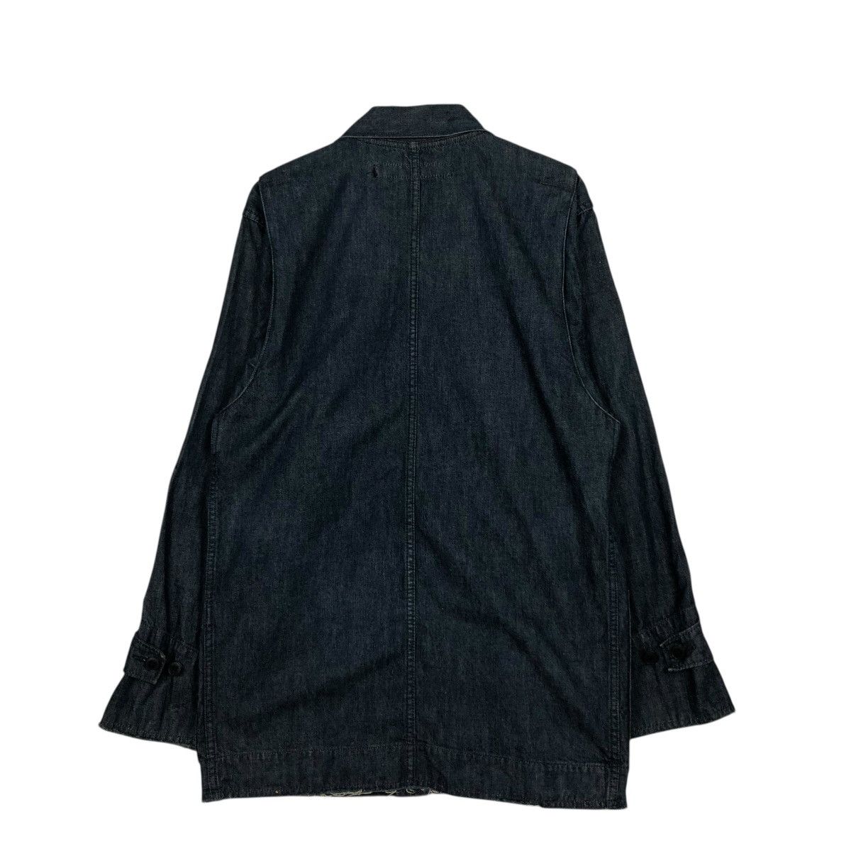 Issey Miyake 🔥1999/2000 VINTAGE DENIM WORK JACKET ZUCCA ISSEY MIYAKE Size US M / EU 48-50 / 2 - 10 Thumbnail