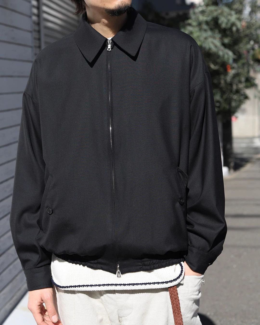 Markaware MARKAWARE Organic Wool Tropical Wide Sports Jacket Black 1 Size US S / EU 44-46 / 1 - 4 Thumbnail