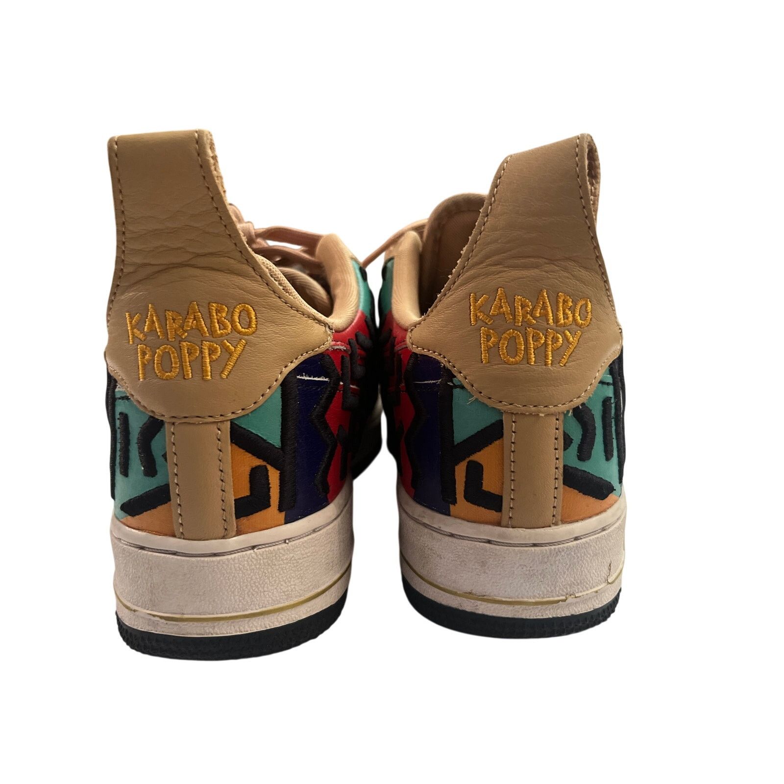 Nike Nike x Karabo Poppy "Karabo By You" Air Force 1 Low (2019) Size US 7 / EU 40 - 4 Thumbnail