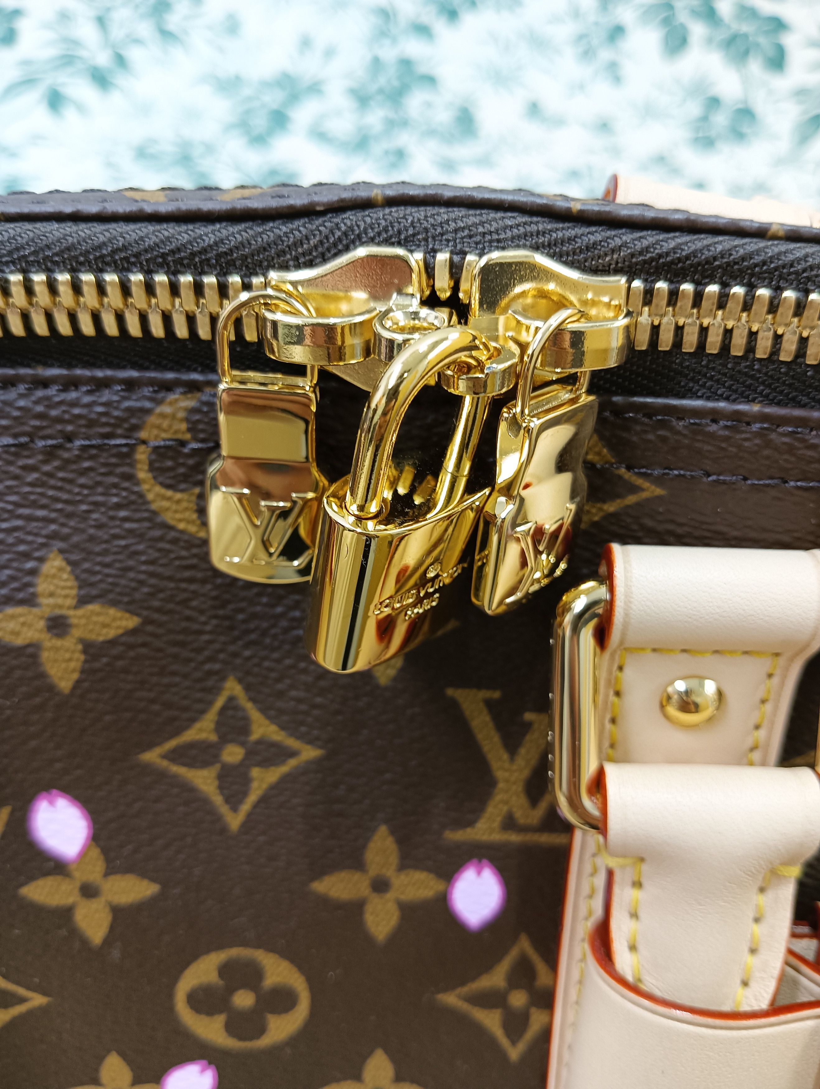 Louis Vuitton × Takashi Murakami Cherry Blossom Keepall Bandouliere 45 Size ONE SIZE - 6 Thumbnail