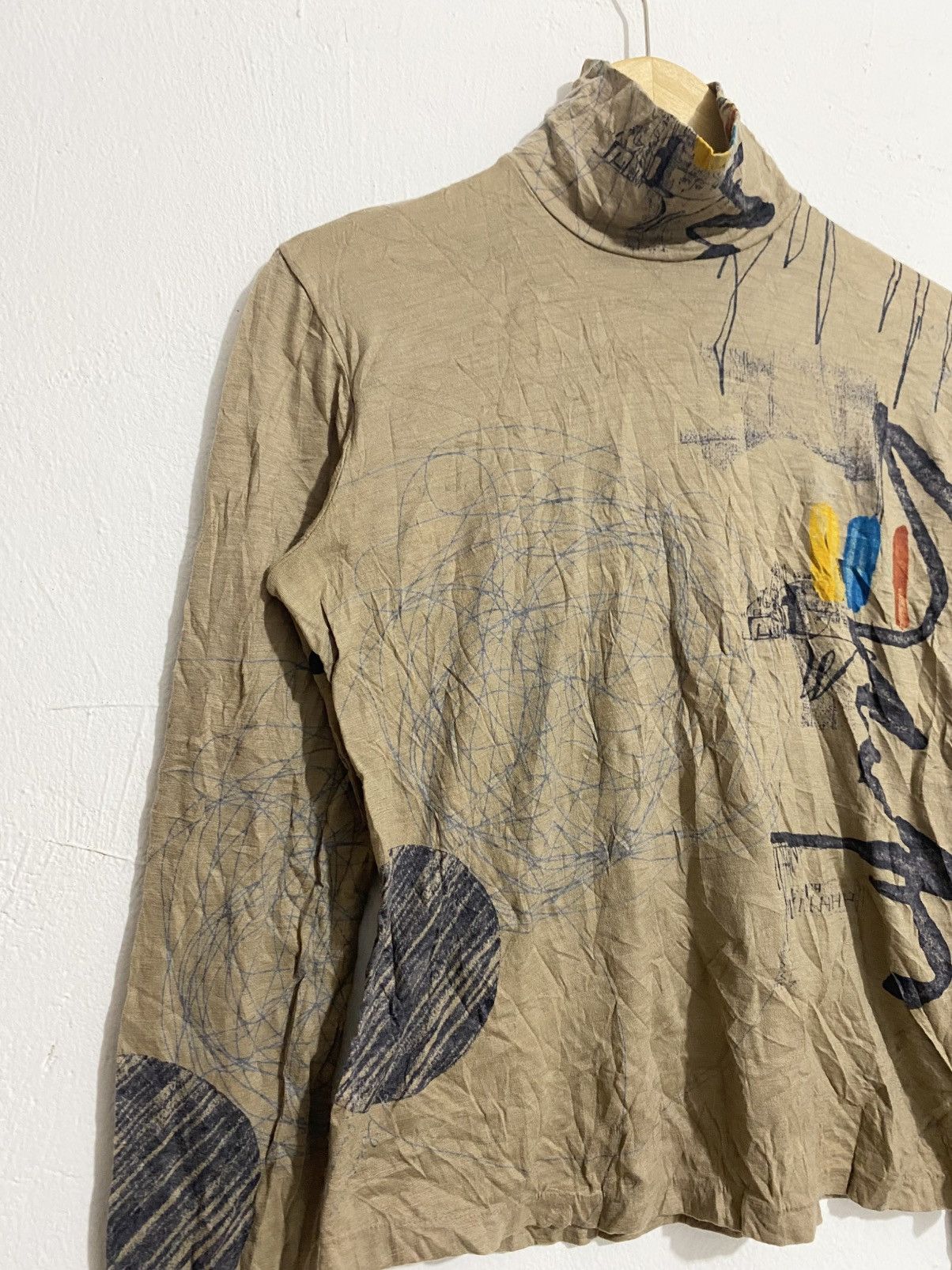 If Six Was Nine 2000's Bajra Japan Longsleeve Abstract Art /Avant Garde/ LGB Size ONE SIZE - 4 Thumbnail