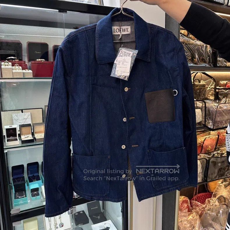Loewe Loewe Dark blue denim jacket Size US M / EU 48-50 / 2 - 1 Thumbnail