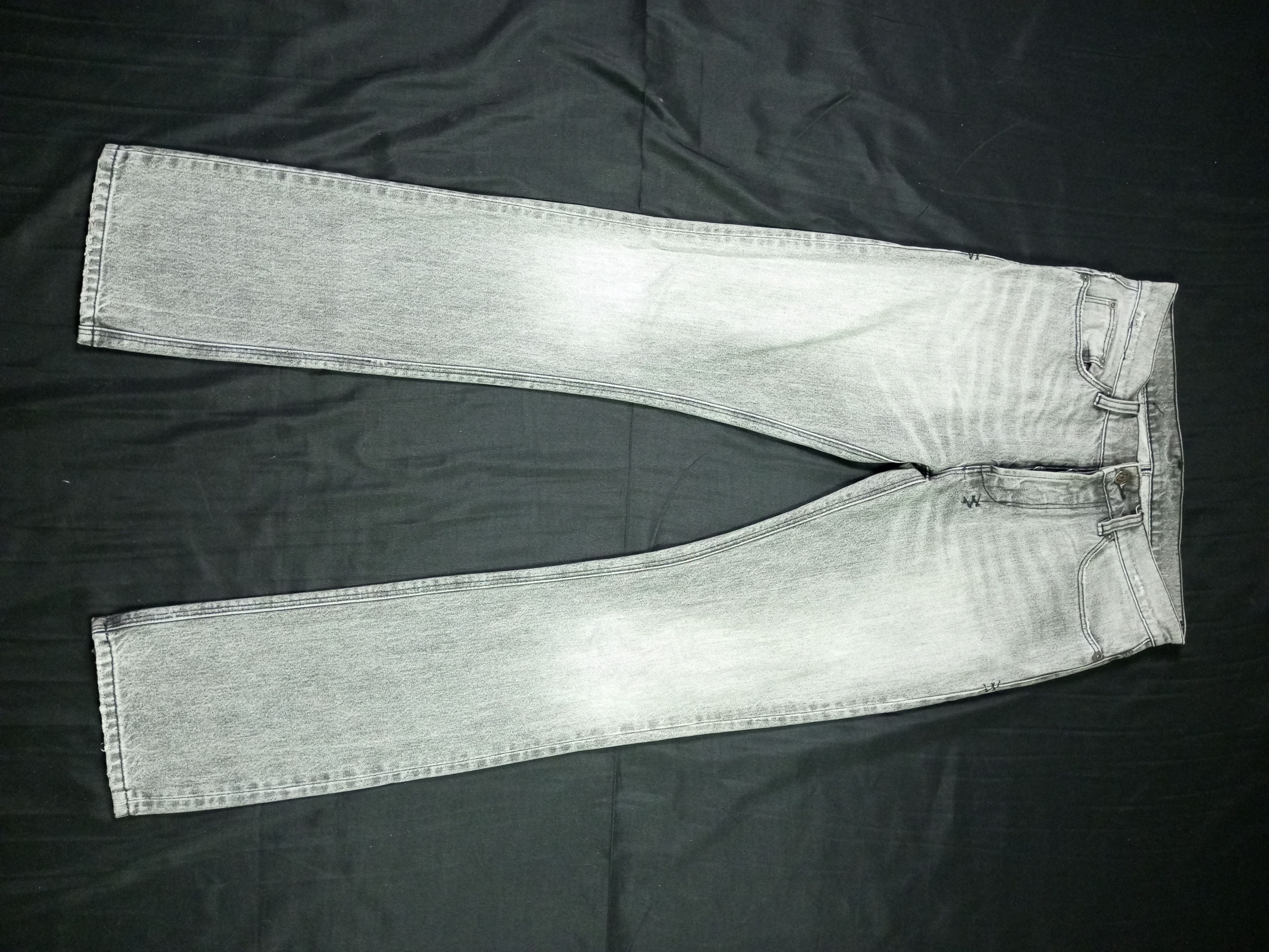 Ksubi Grey Denim Distressed Jeans
