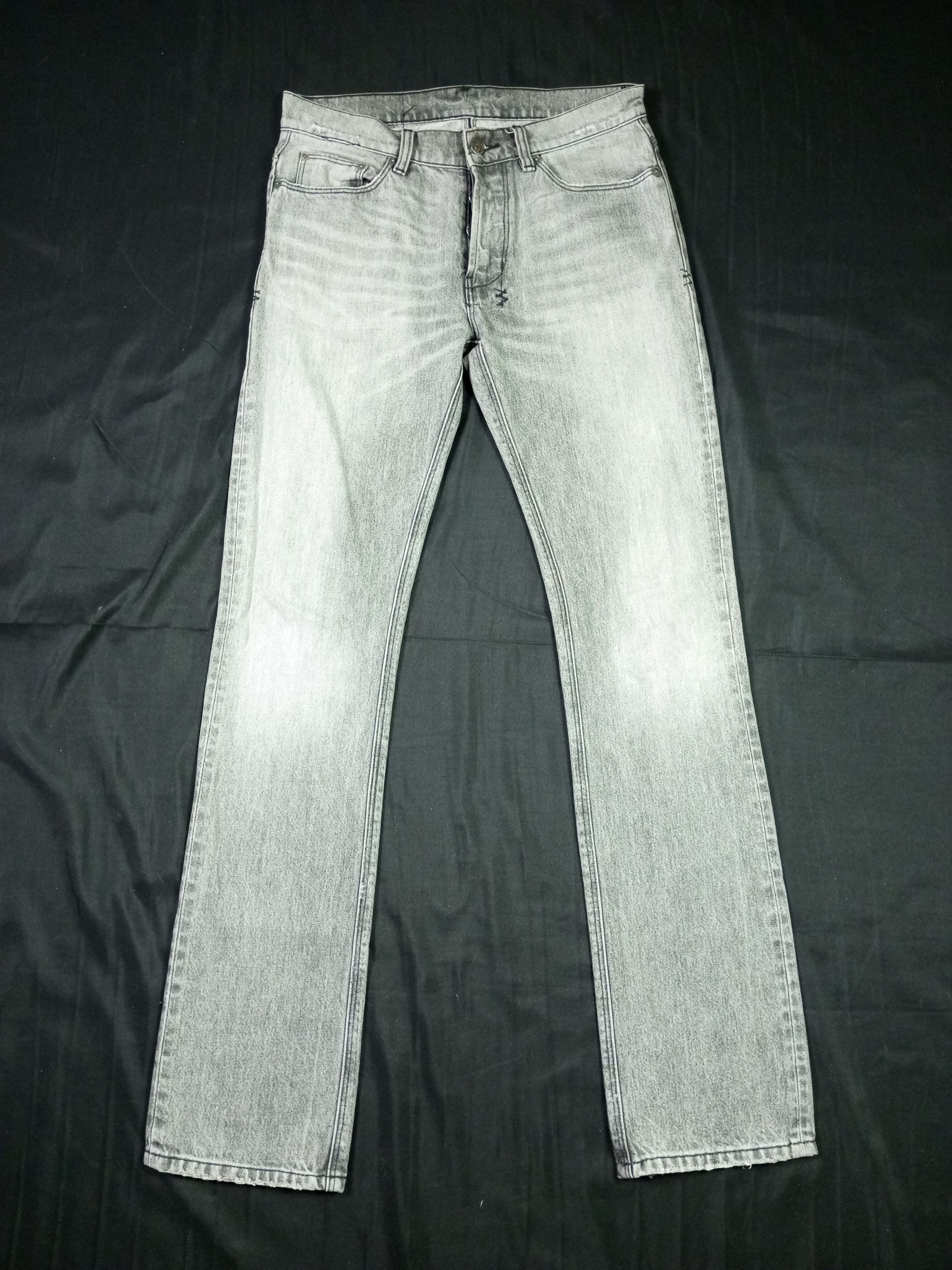 Ksubi Ksubi Grey Denim Distressed Jeans Size US 30 / EU 46 - 1 Thumbnail