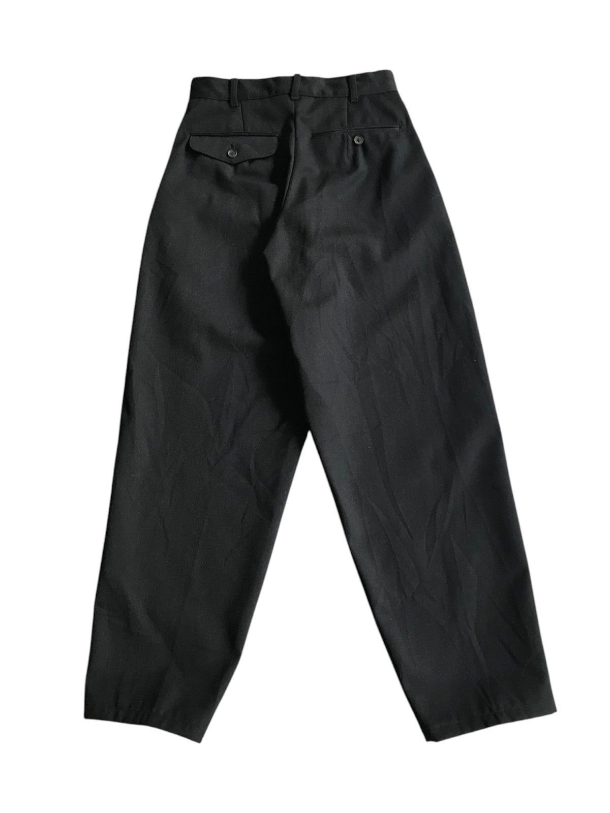 Yohji Yamamoto Yohji Yamamoto Baggy Wool Trouser Size US 27 - 2 Thumbnail