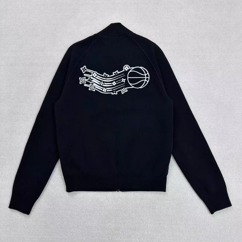 Louis Vuitton Louis Vuitton Embroidered Logo Knit Jacket-2506 Size US M / EU 48-50 / 2 - 2 Thumbnail