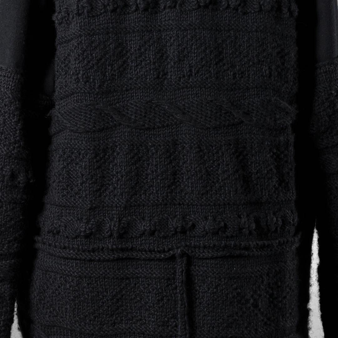 Yohji Yamamoto Yohji Yamamoto POUR HOMME Knit Coat Size US L / EU 52-54 / 3 - 6 Thumbnail