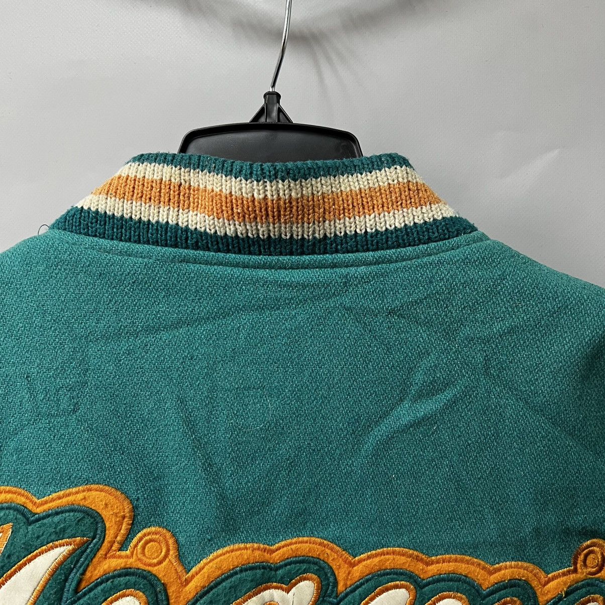 NFL × Vintage Vintage Miami Dolphins NFL Turquoise Blue Heavyweight Jacket Size US S / EU 44-46 / 1 - 12 Thumbnail