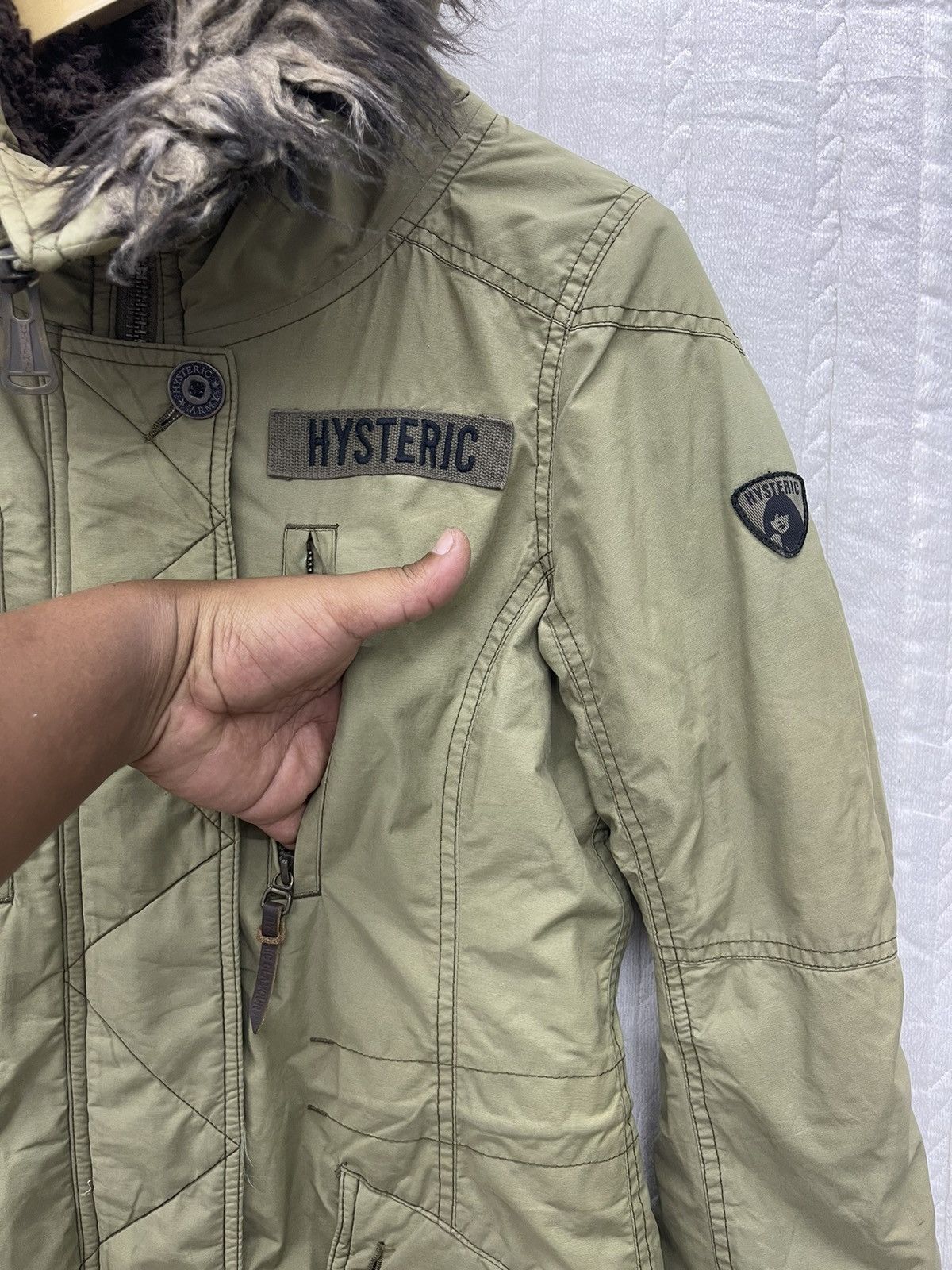 Hysteric Glamour STEALS💥HYSTERIC GLAMOUR FISHTALE HOODIE JACKET Size M / US 6-8 / IT 42-44 - 4 Thumbnail