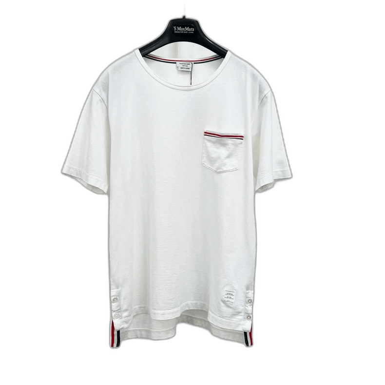 Thom Browne Thom Browne Short Sleeve T-shirt with Pocket-yf Size US S / EU 44-46 / 1 - 1 Thumbnail